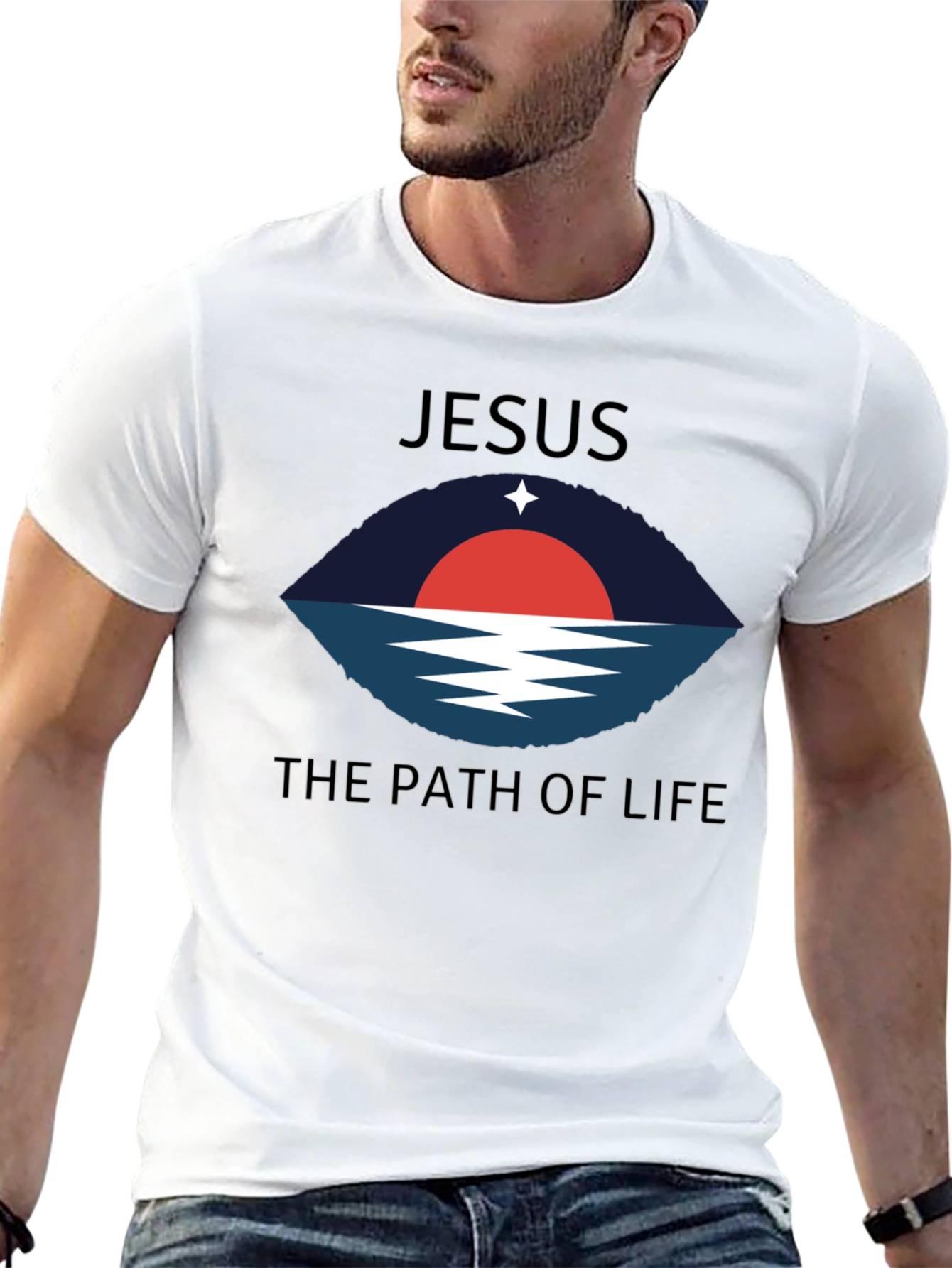 Jesus The Path of Life Graphic T-Shirt