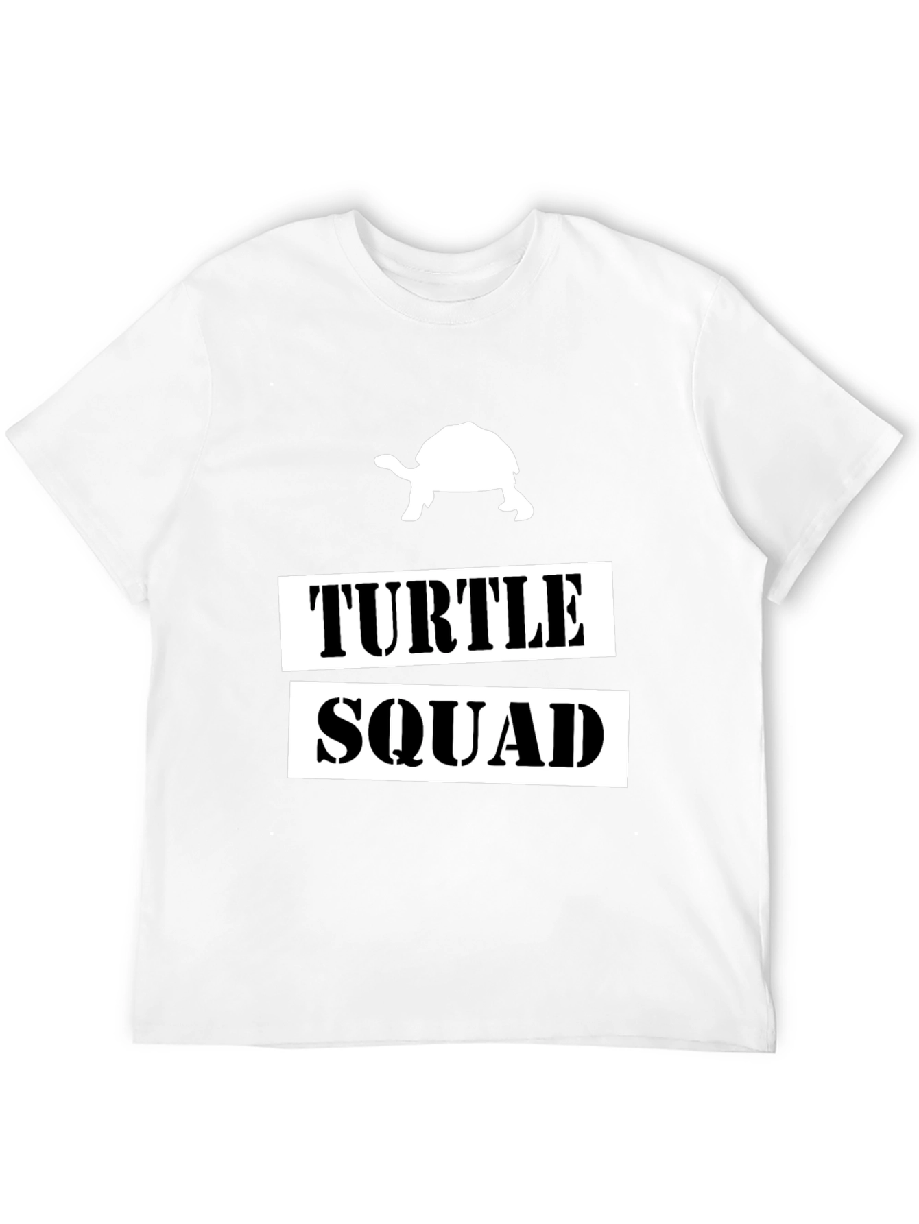 Turtle Squad Graphic Tee - Black Cotton
