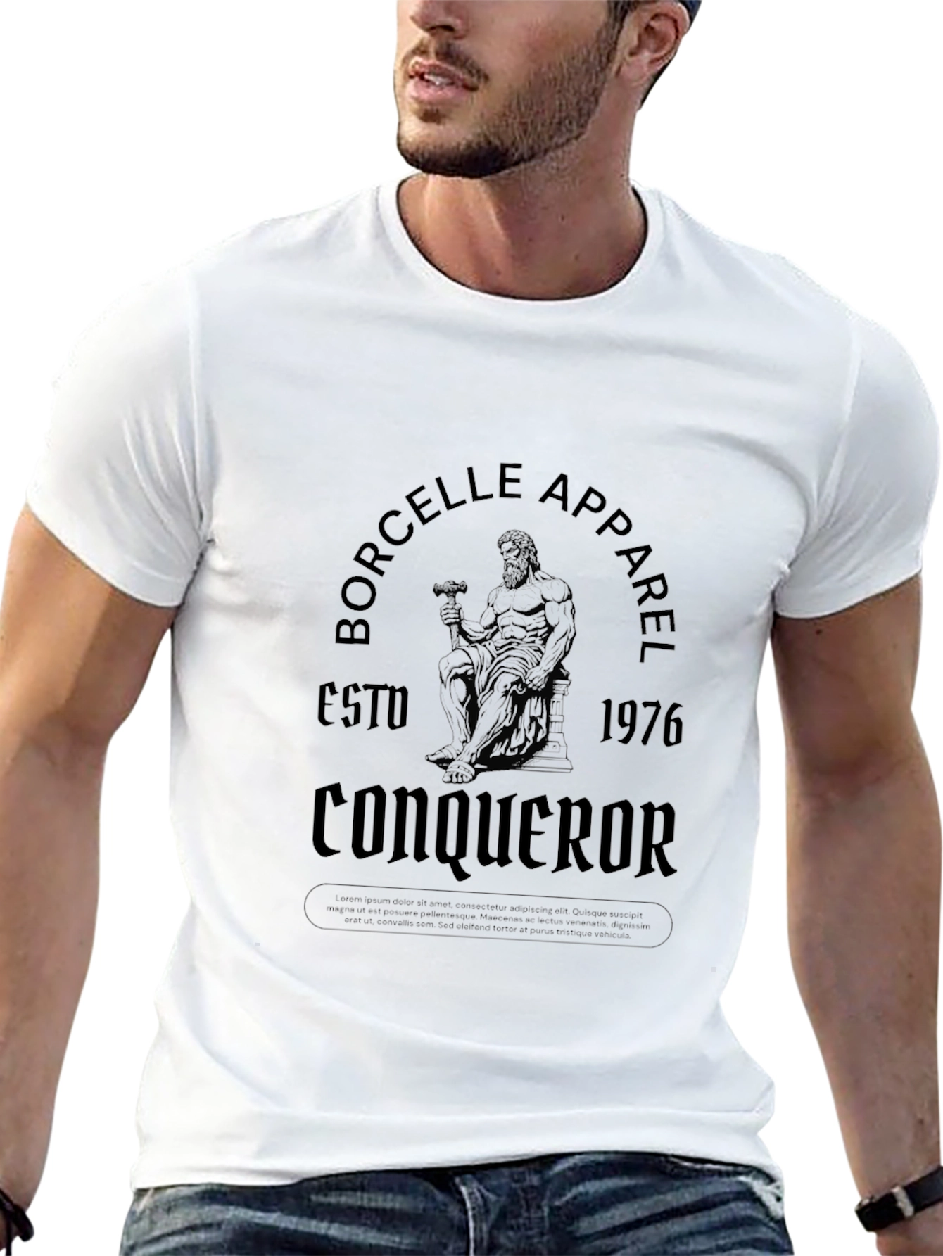 Borcelle Apparel Conqueror Graphic Tee