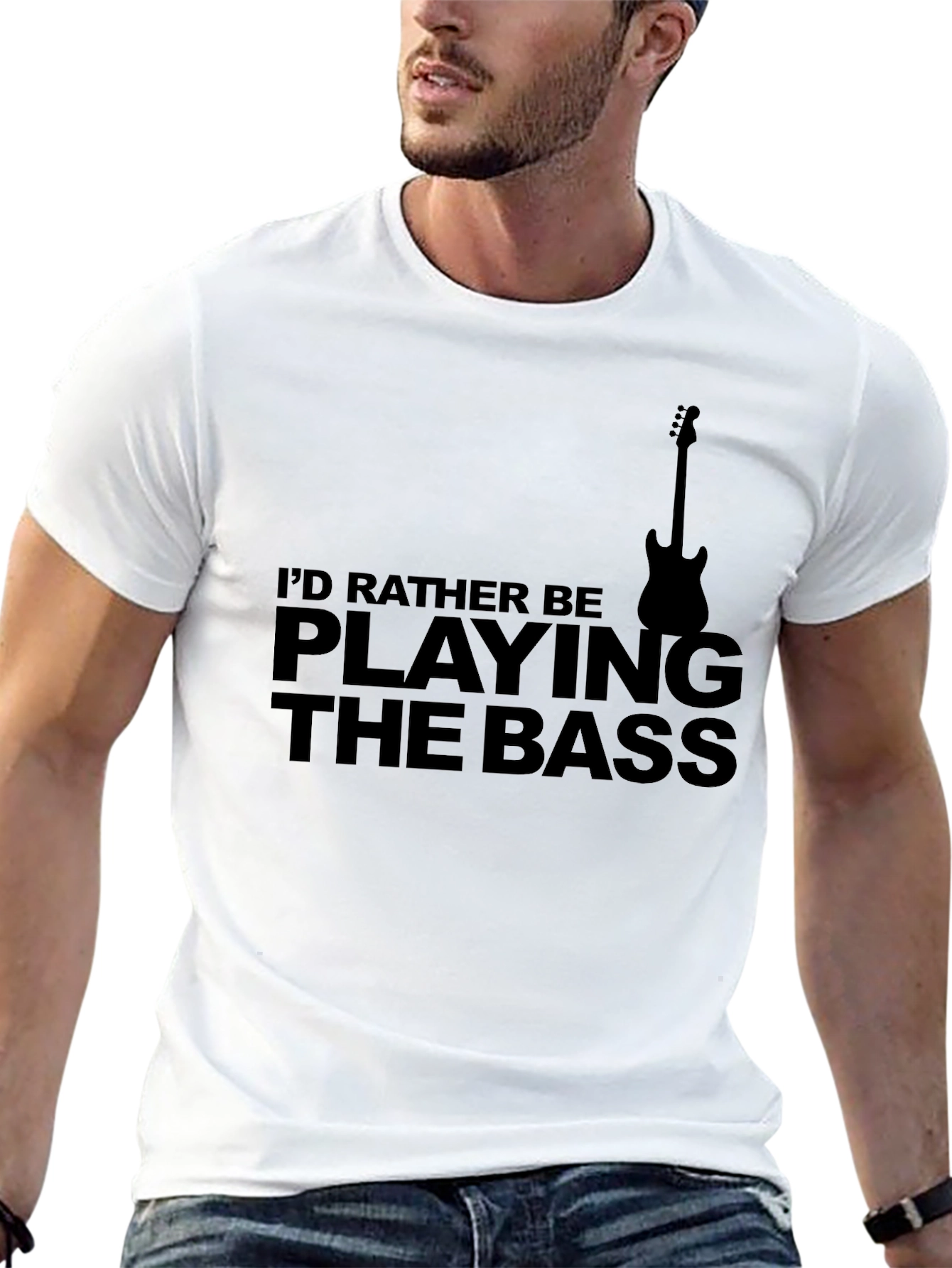 Id Rather Be Playing The Bass T-Shirt