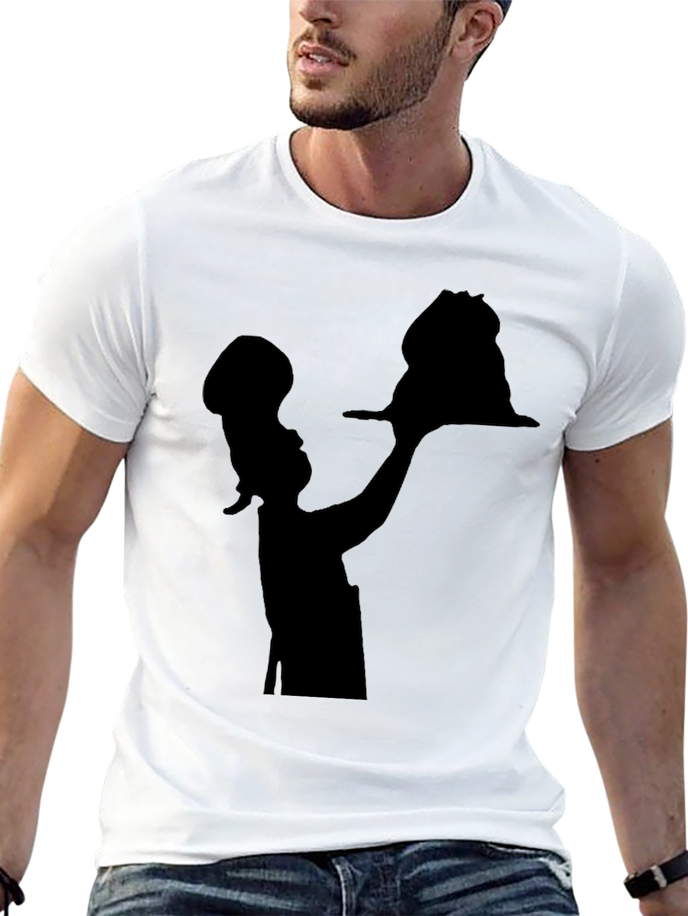 Chef Silhouette Graphic Tee - Black