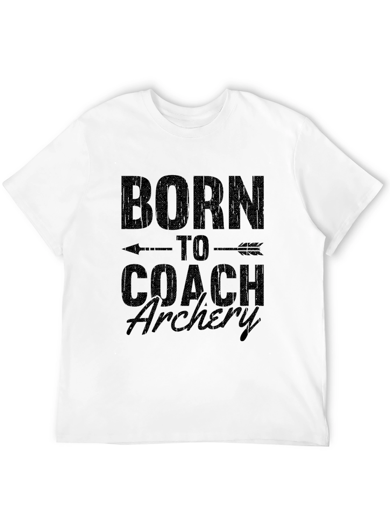 Born to Coach Archery Black T-Shirt