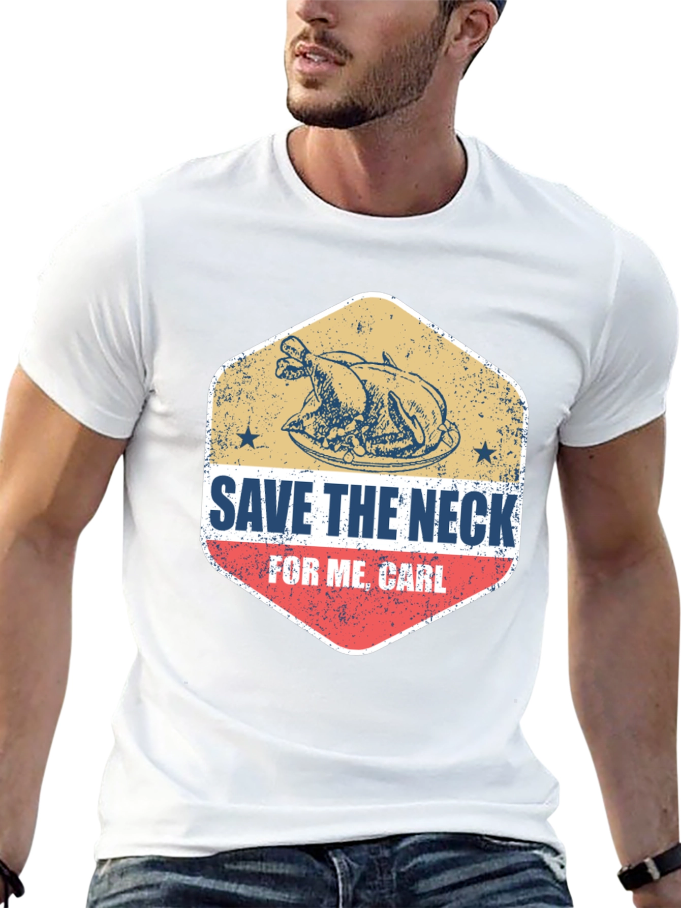Save The Neck For Me Carl Thanksgiving T-Shirt