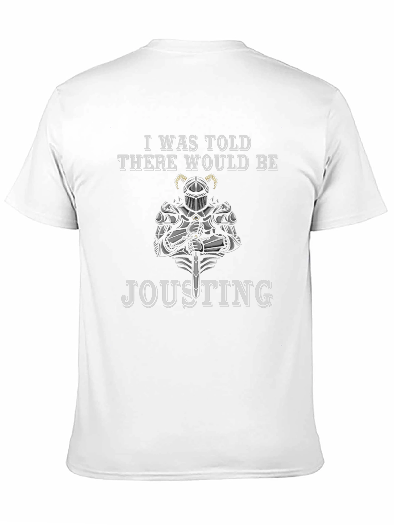 Jousting Knight T-Shirt - Humorous Medieval Tee