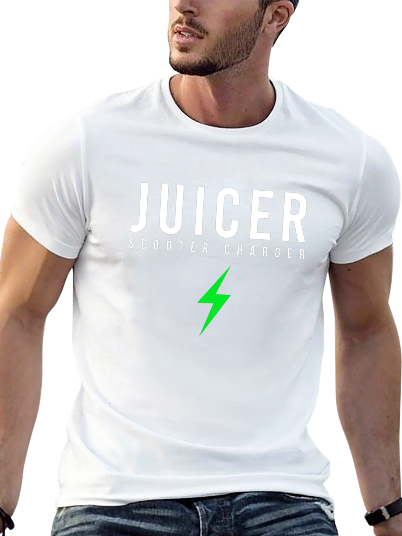 Juicer Scooter Charger Graphic Tee - Black