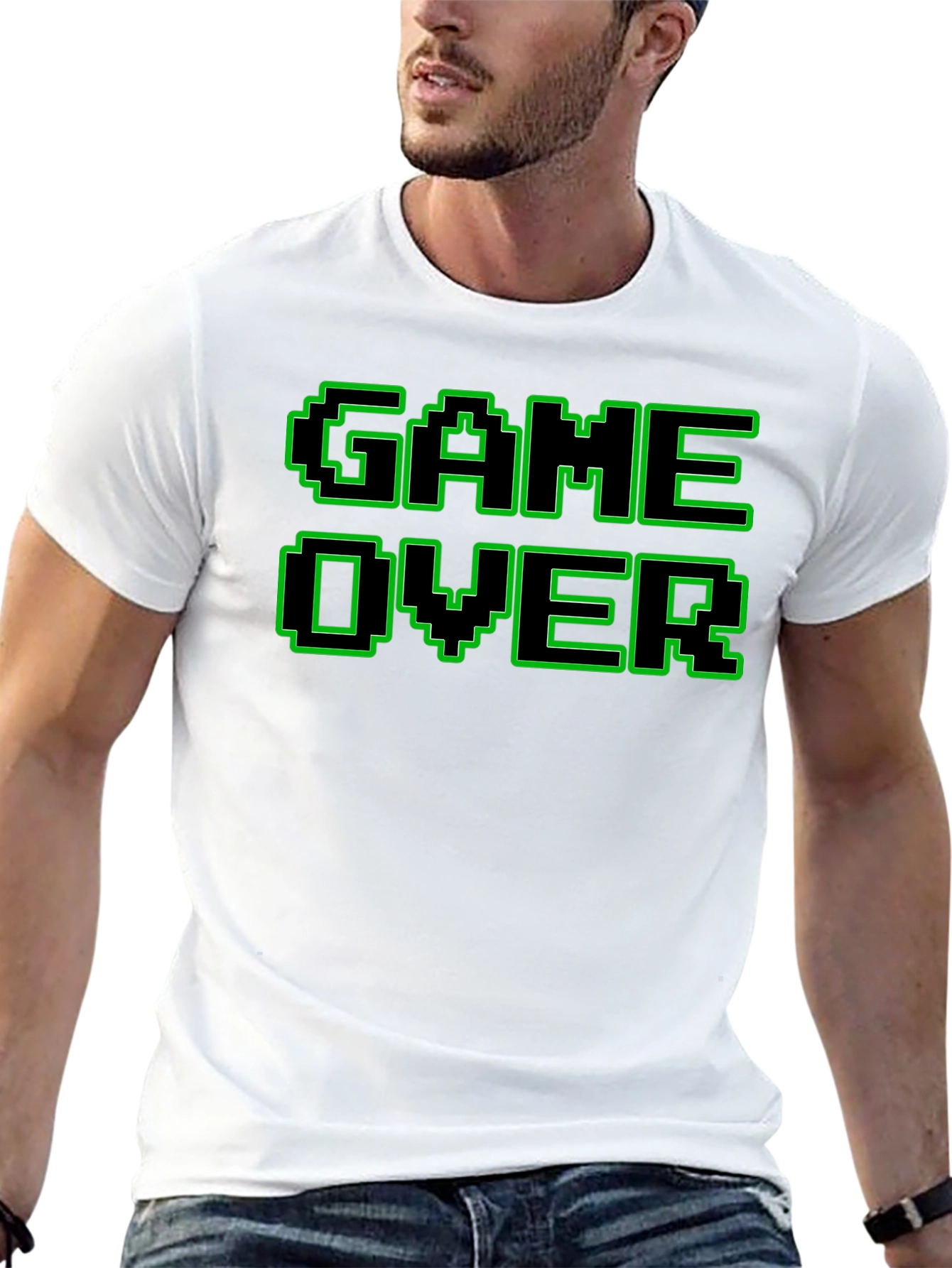 Game Over Graphic Tee - Retro Gamer T-Shirt