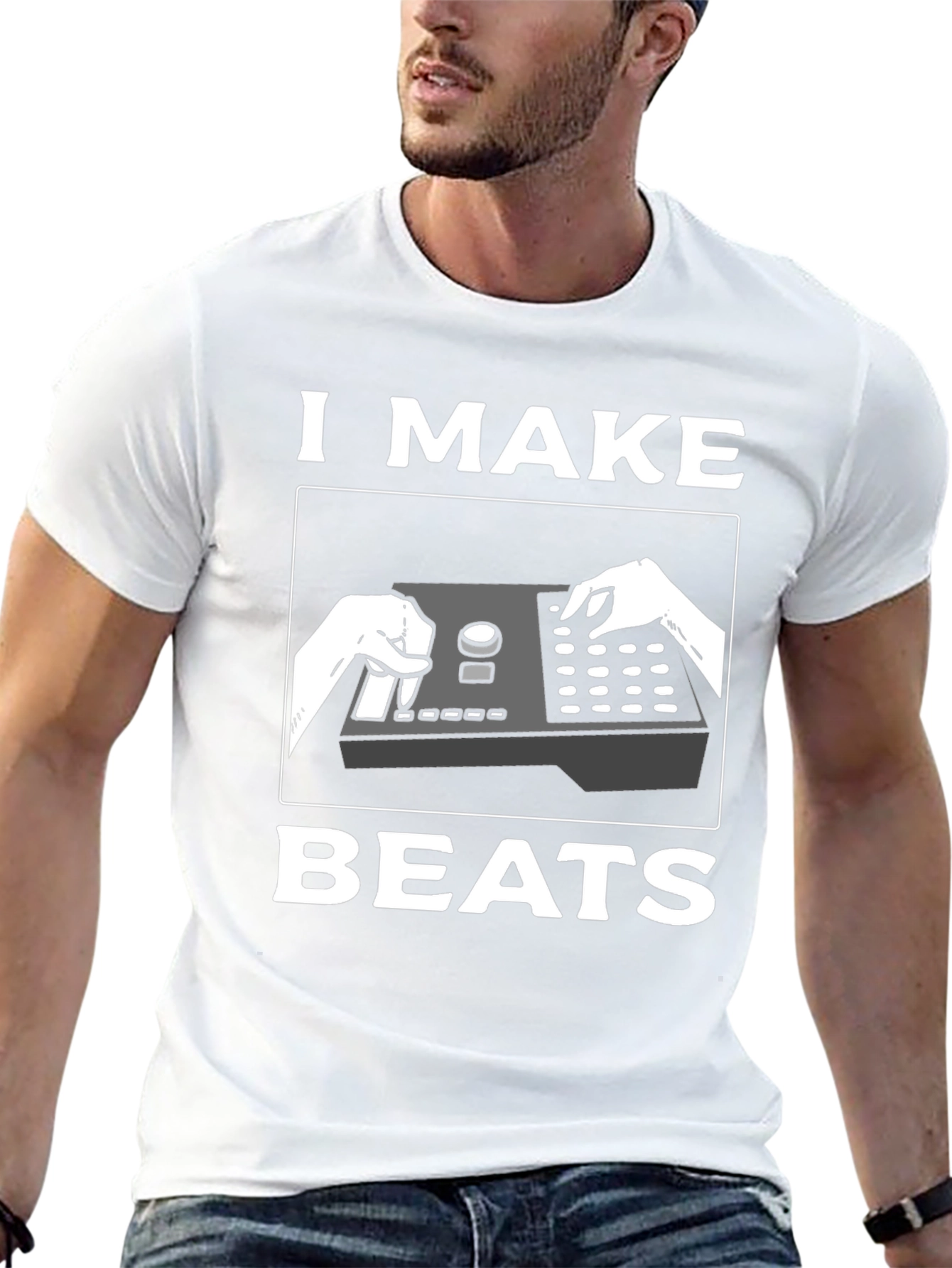 I Make Beats T-Shirt - DJ Producer Music Tee