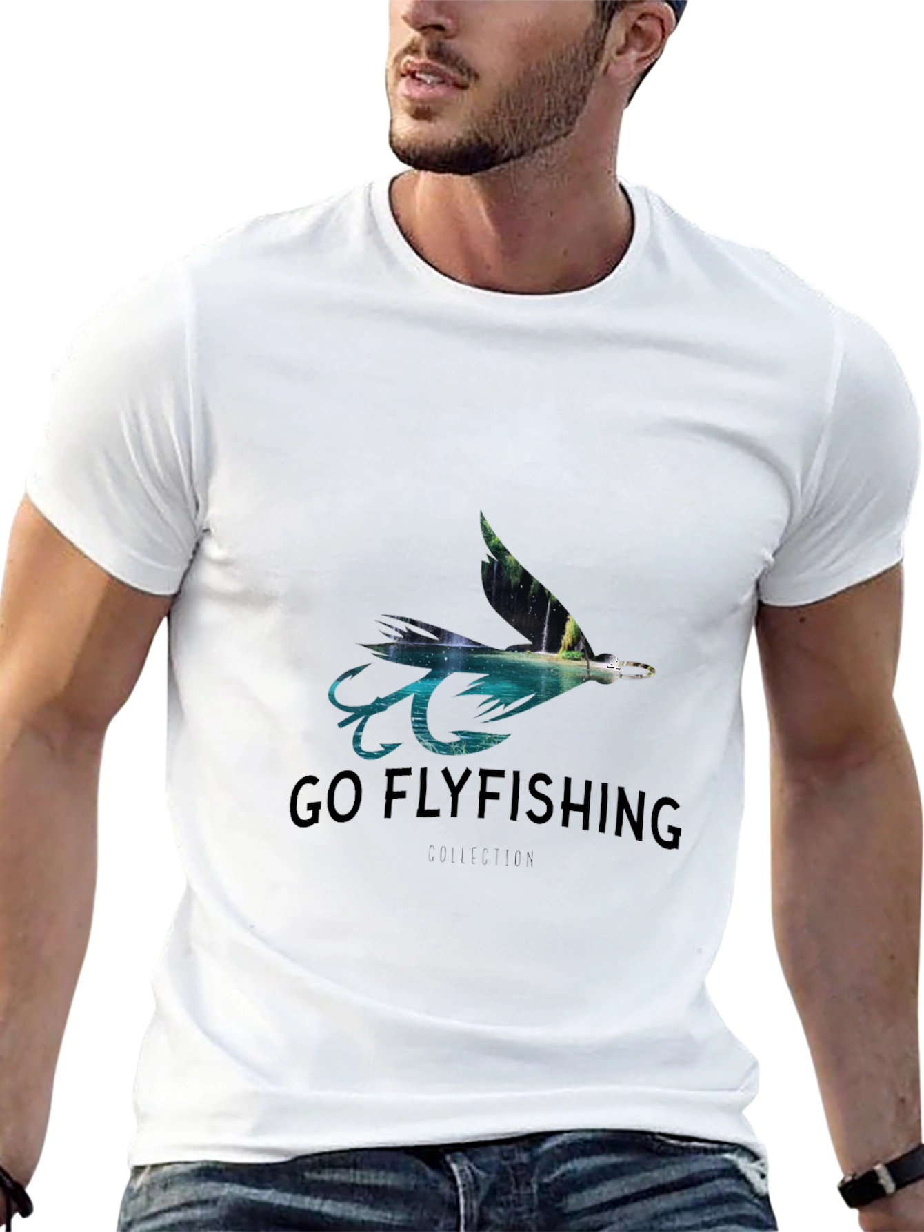 Go Flyfishing Black T-Shirt