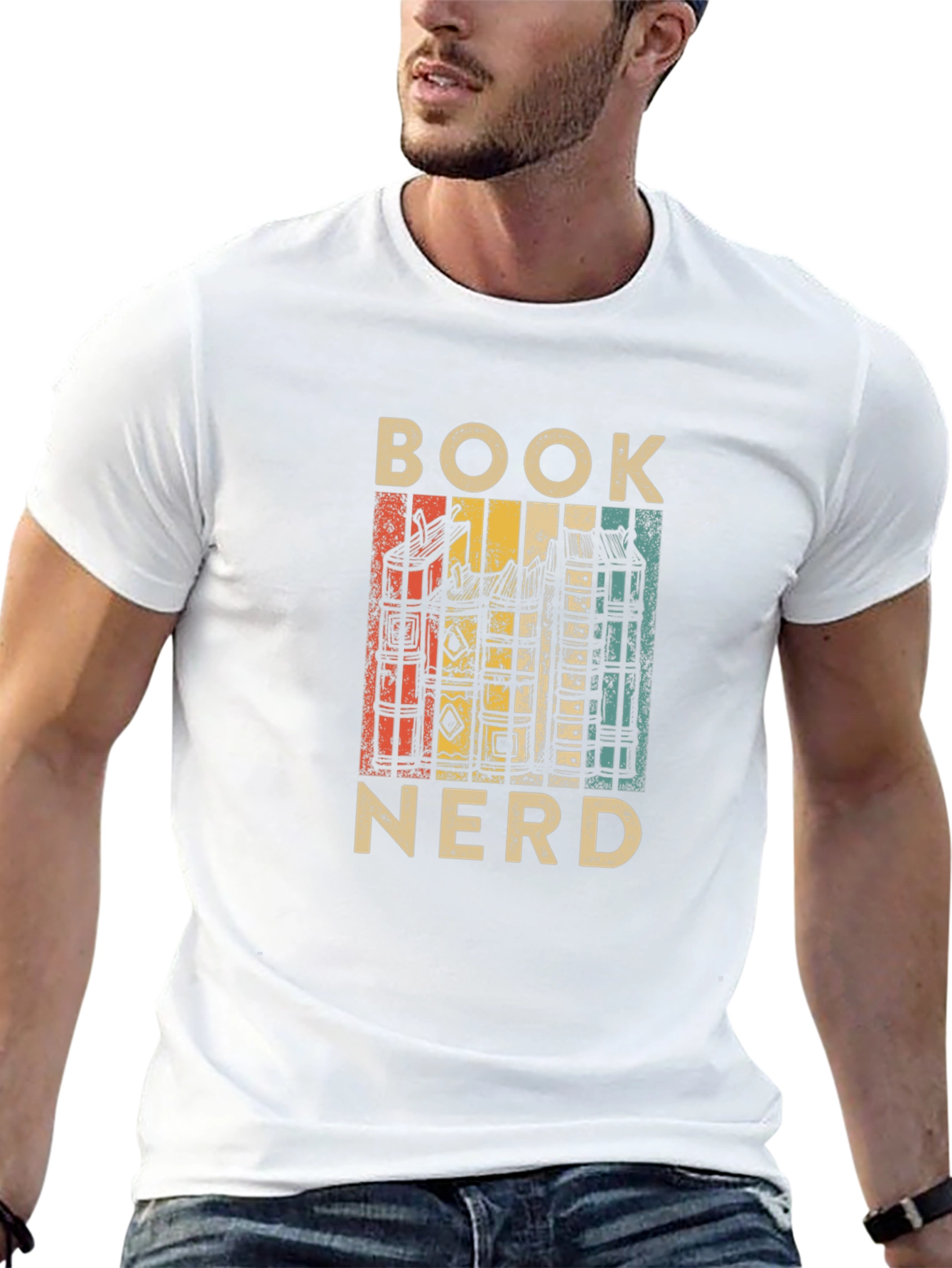 Book Nerd T-Shirt - Retro Style Reading Tee