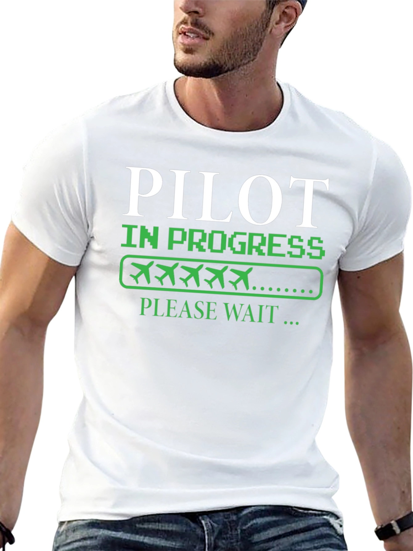 Pilot In Progress T-Shirt - Funny Aviation Tee