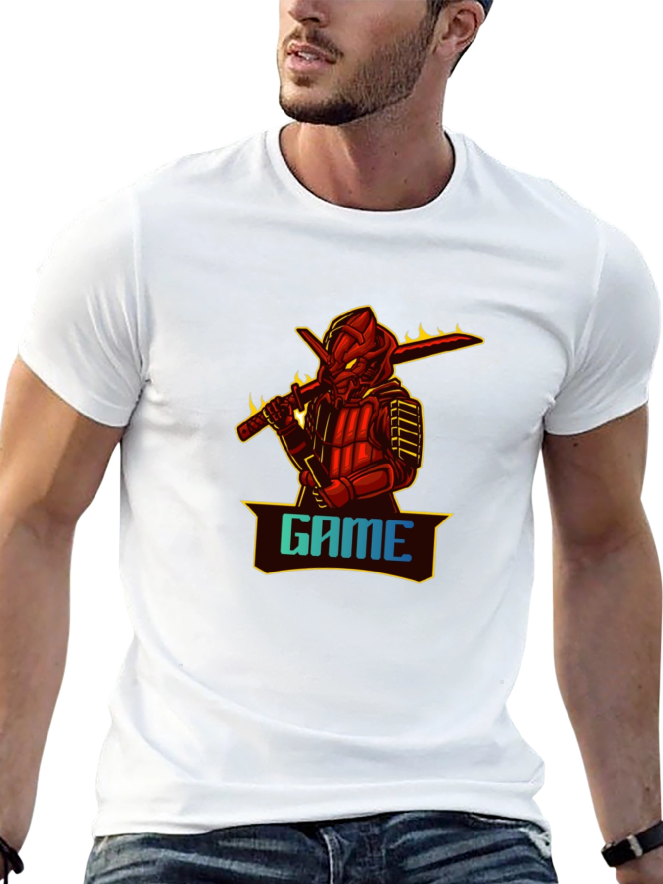 Samurai Game T-Shirt - Black
