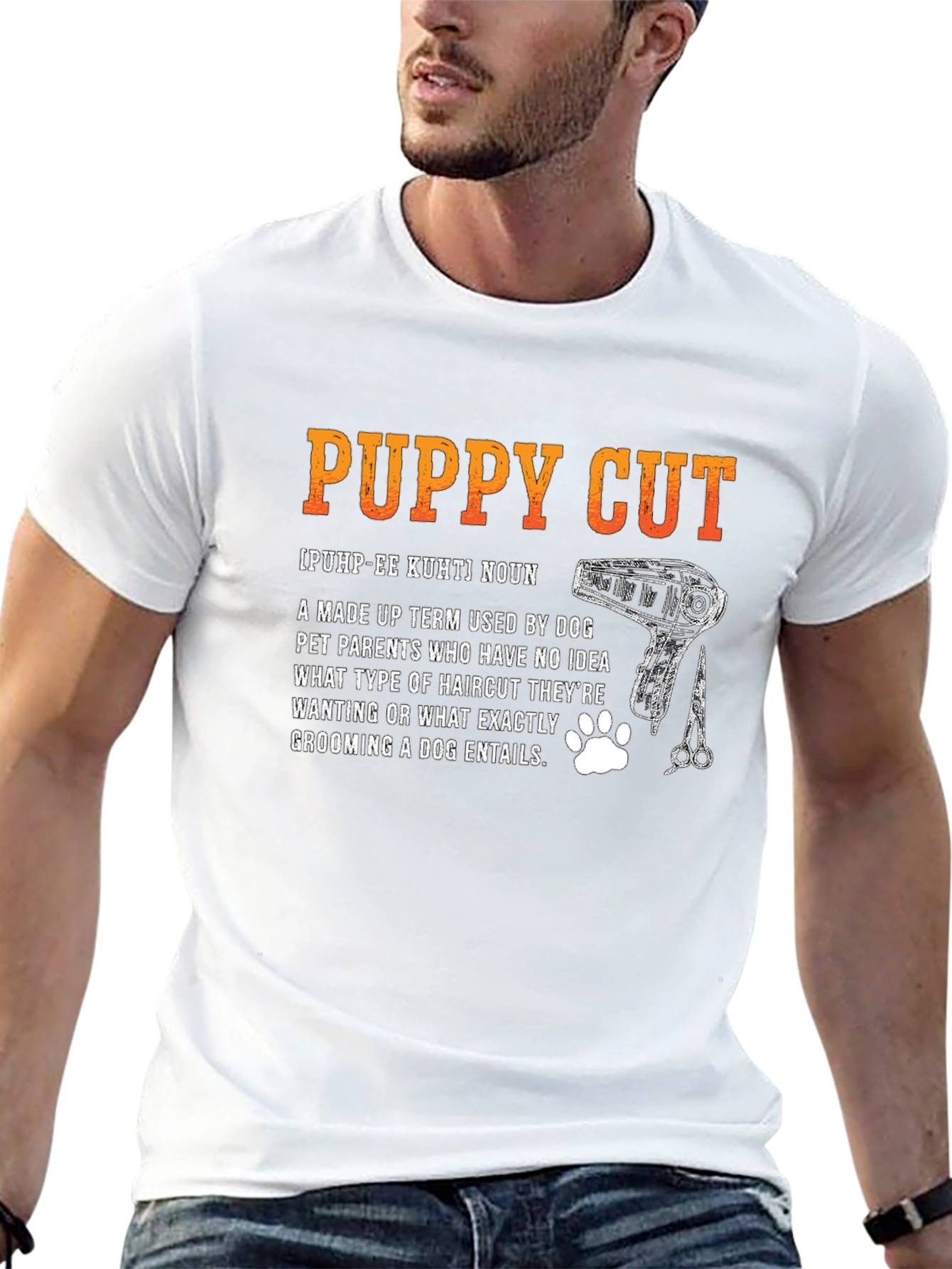 Puppy Cut Definition T-Shirt - Dog Groomer Tee