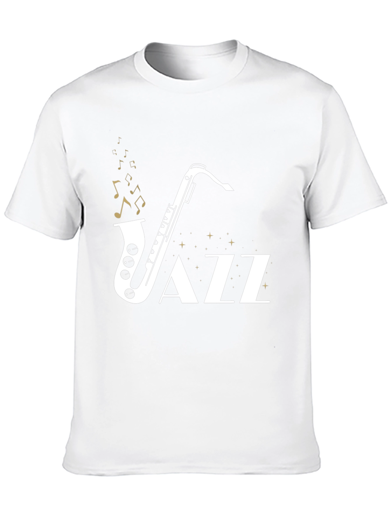 Jazz Saxophone Graphic Tee - Cool Music T-Shirt