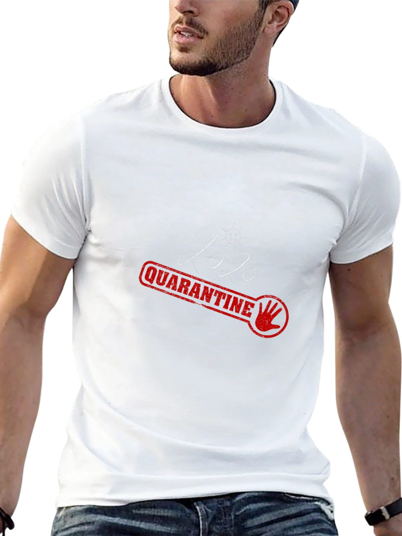 2020 Quarantine T-Shirt - Novelty Graphic Tee