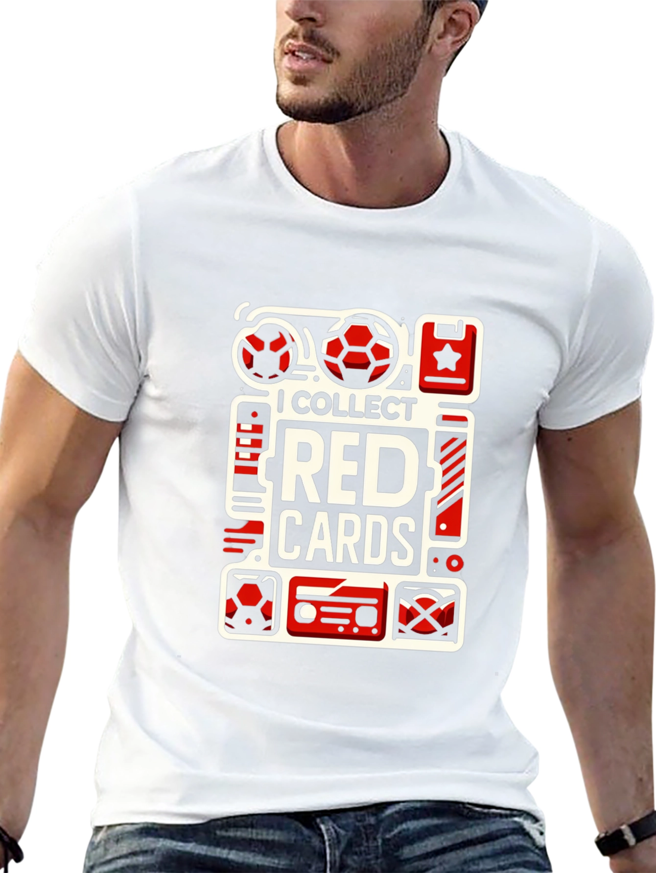 I Collect Red Cards Graphic T-Shirt
