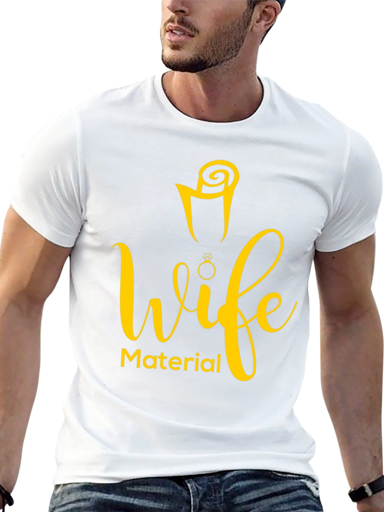 Wife Material T-Shirt - Funny Engagement Tee