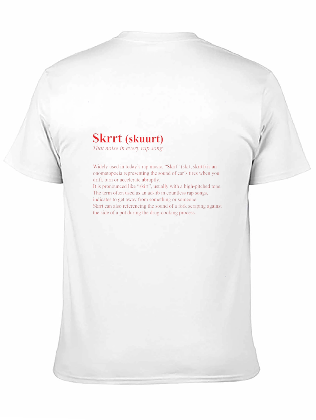 Skrrt Rap Music T-Shirt