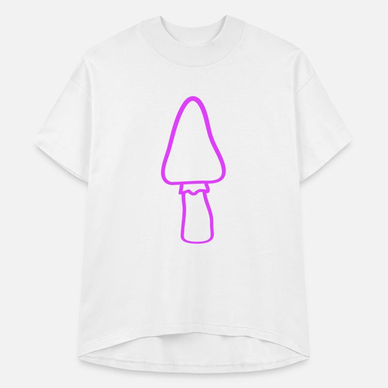 Pink Mushroom Bright Color Cool Fungus Night Plant