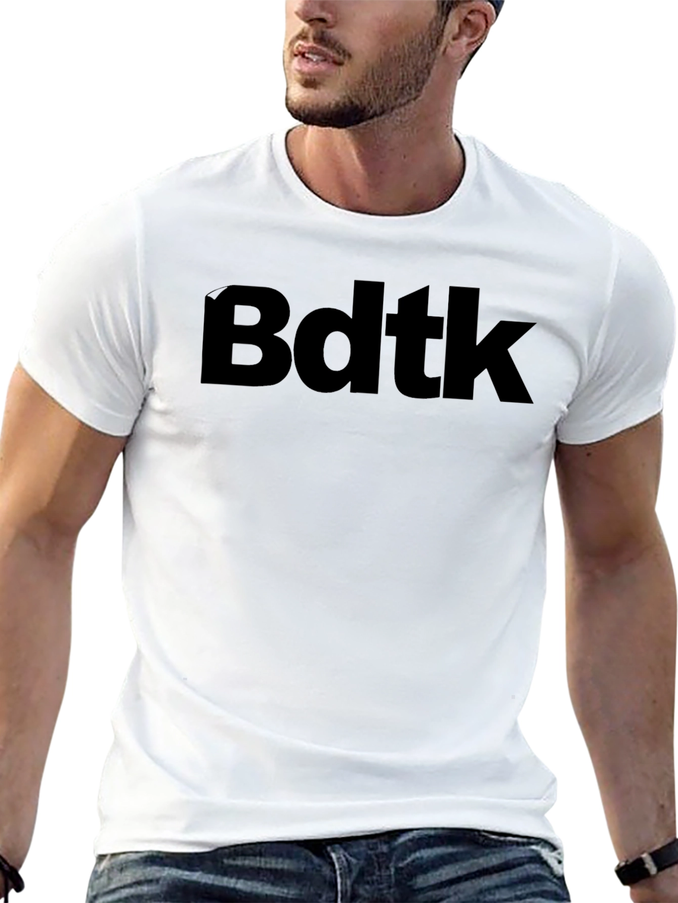 Bdtk Bold Text Graphic Tee - Black