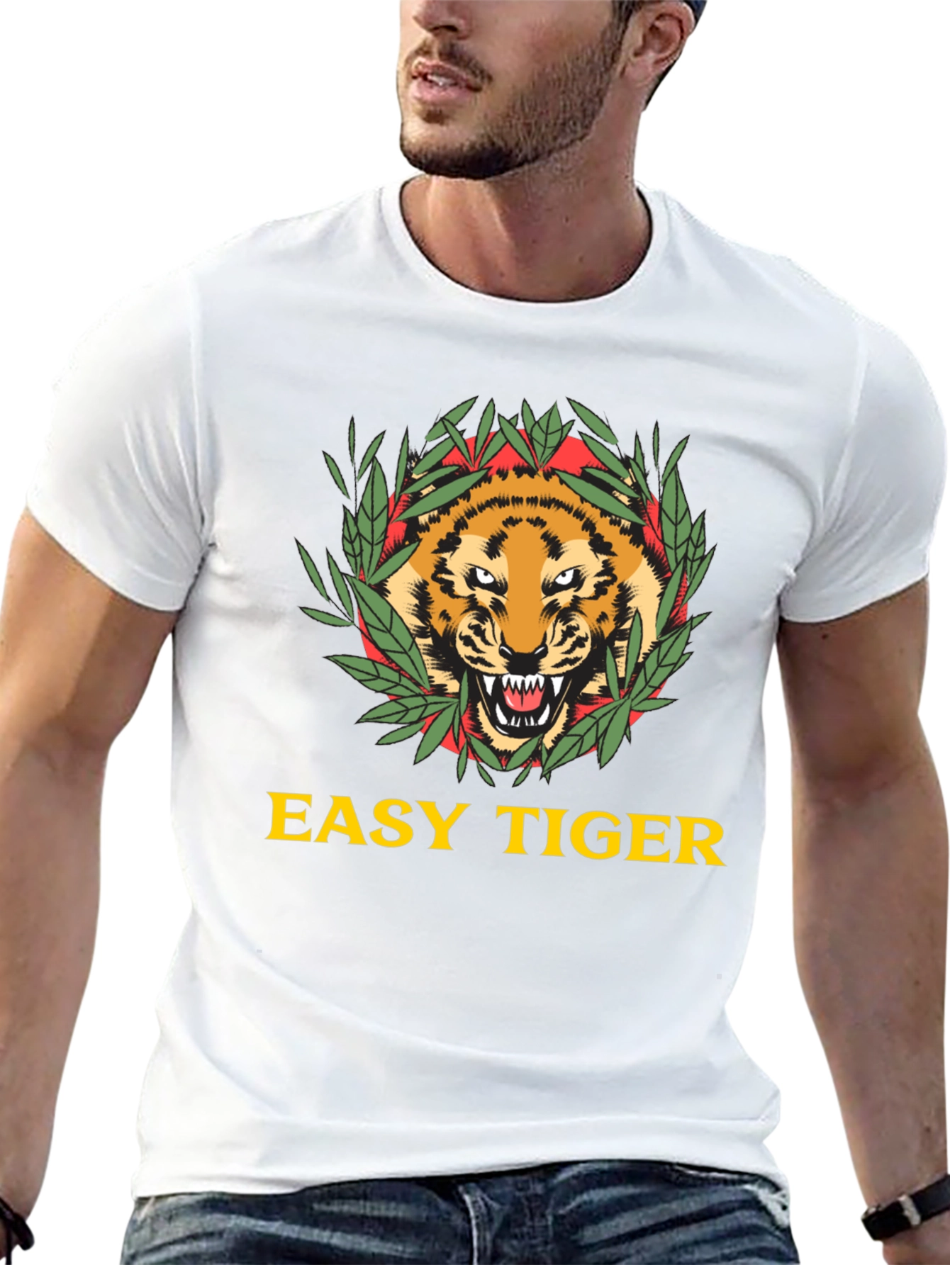 Easy Tiger Graphic Print T-Shirt