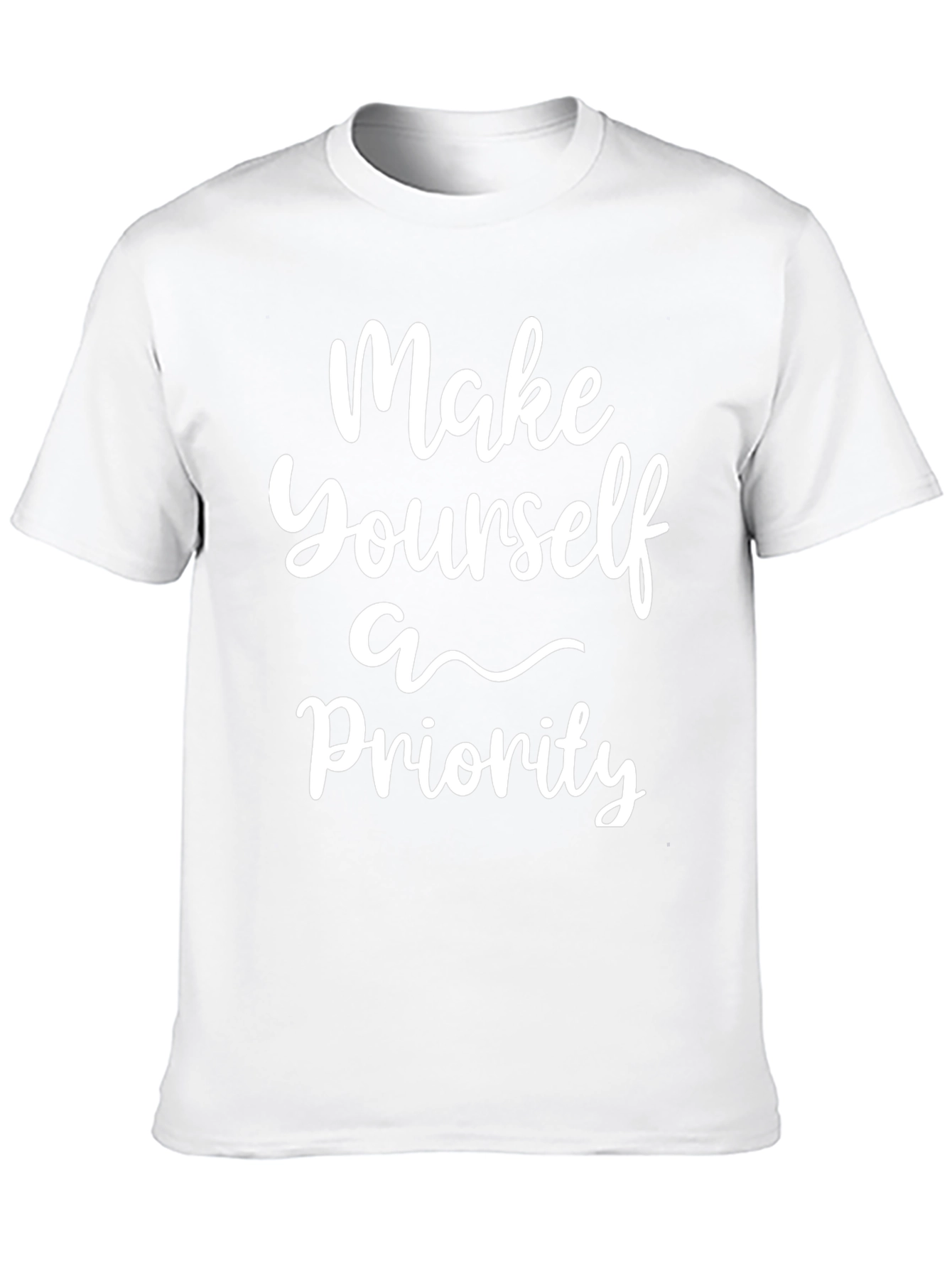 Make Yourself A Priority Graphic Tee - Black