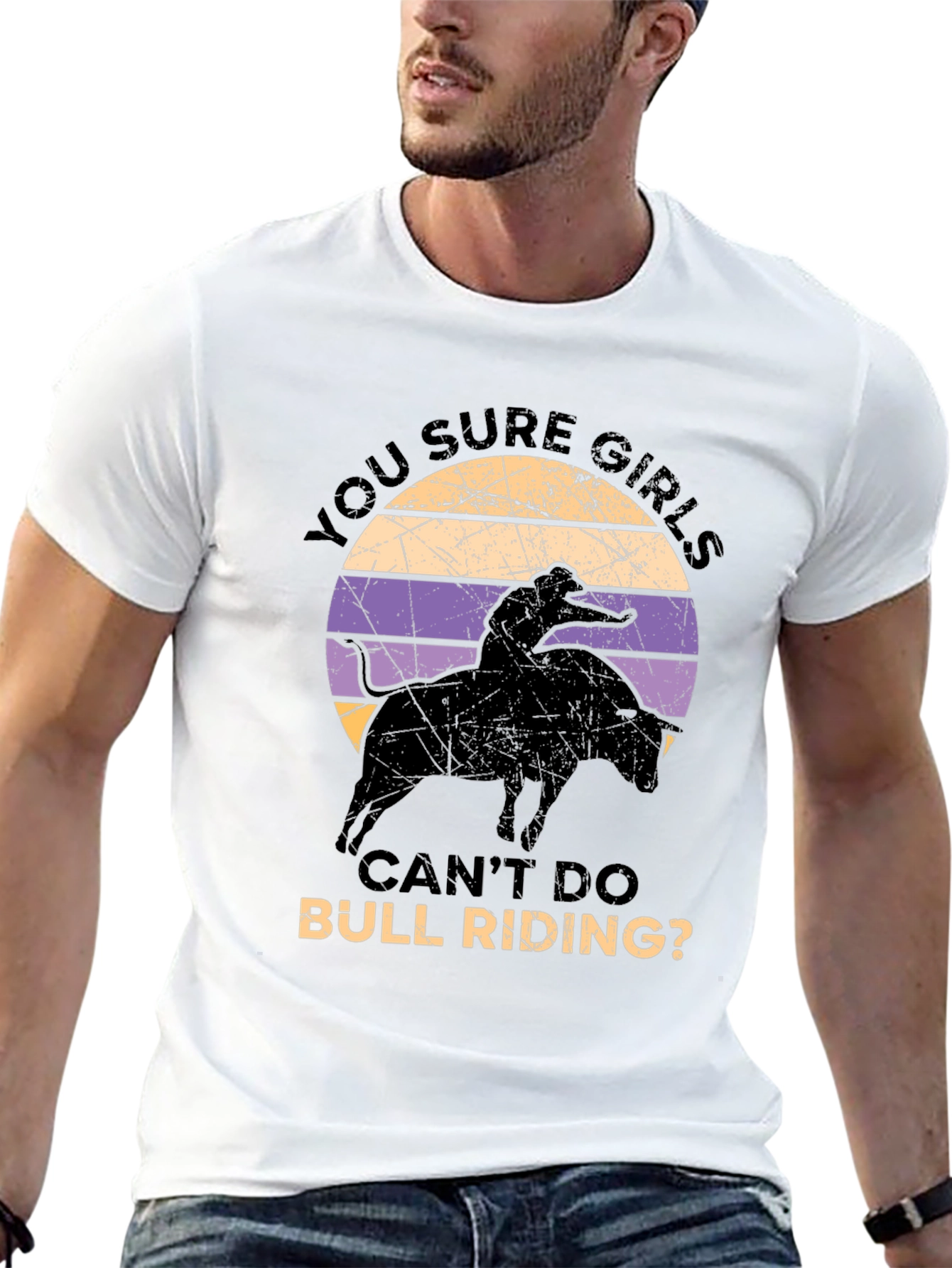 Girls Can Do Bull Riding T-Shirt