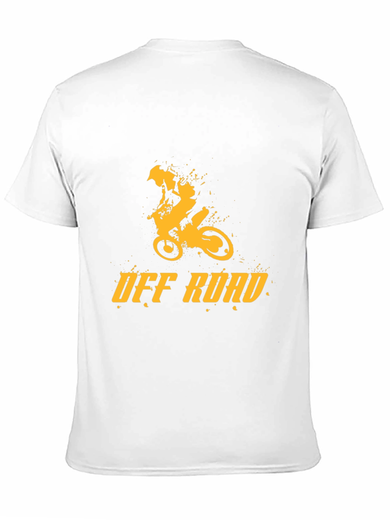 Off Road Dirt Bike Graphic Tee - Black
