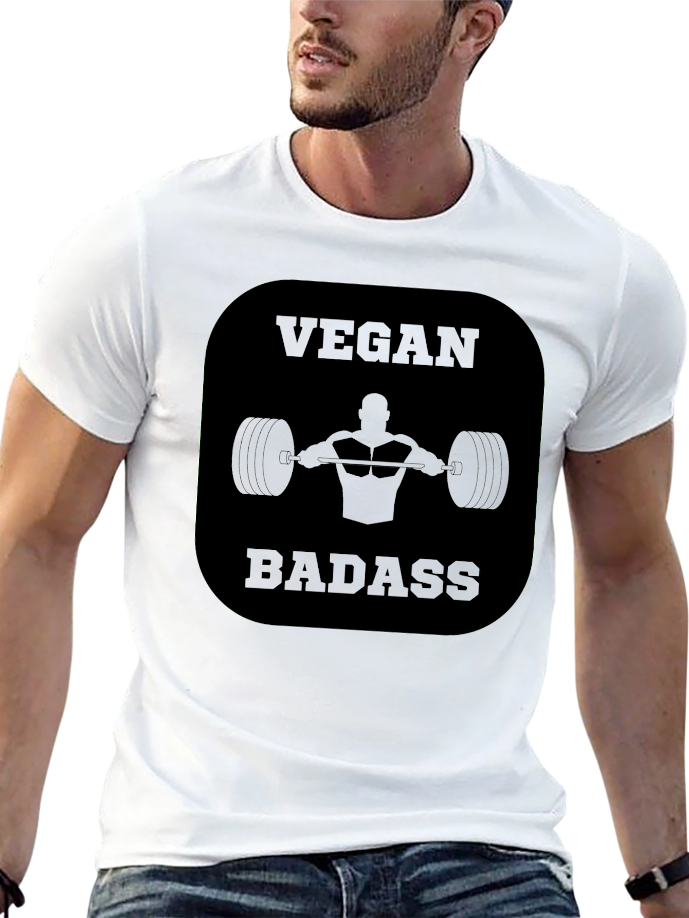 Vegan Badass Black T-Shirt