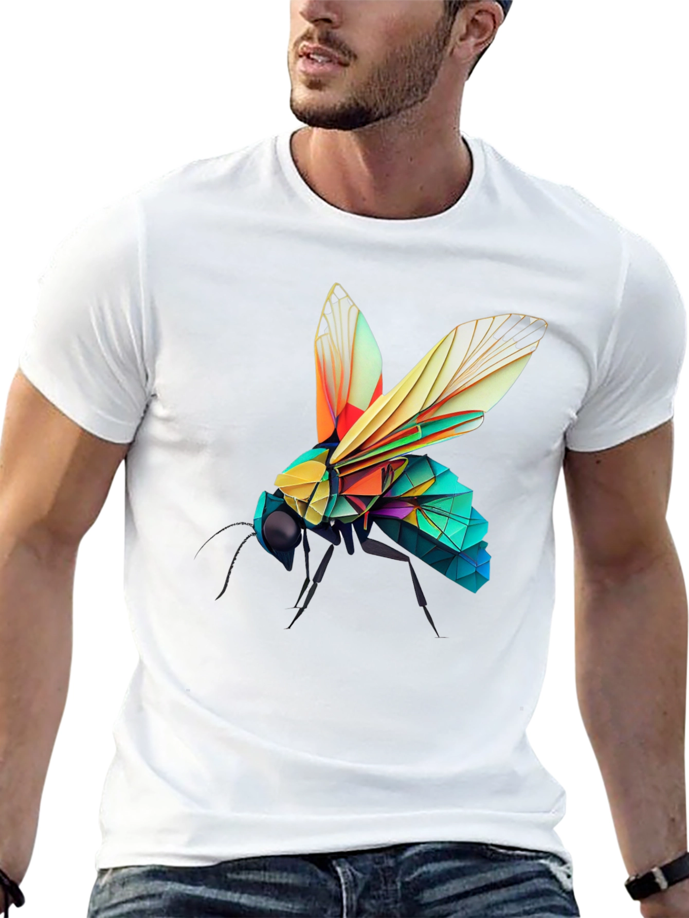 Abstract Insect Graphic Tee