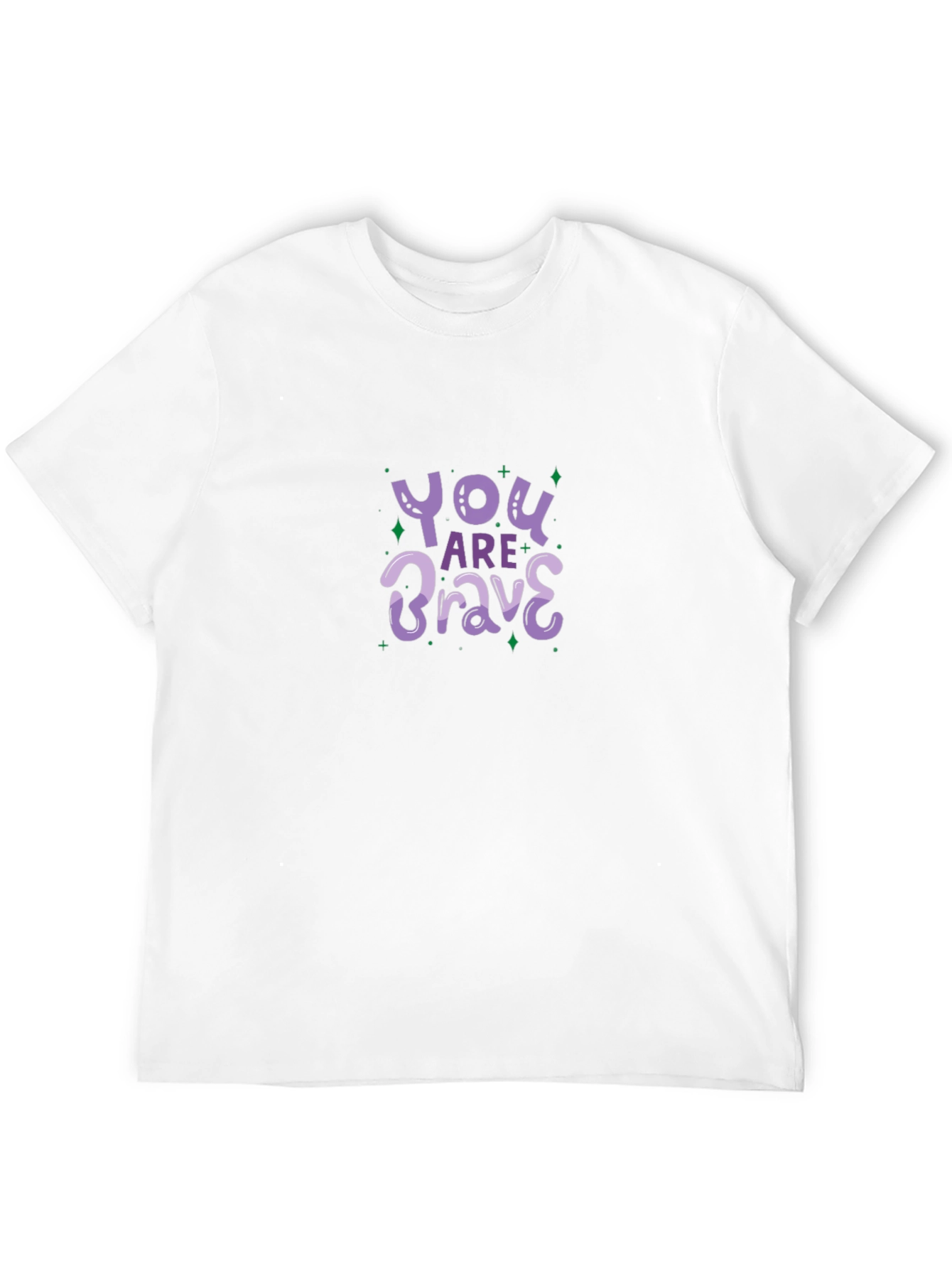 You Are Brave Graphic Tee - Unisex Black T-Shirt