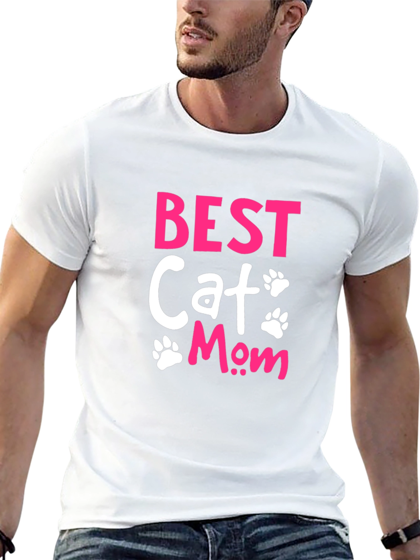 Best Cat Mom T-Shirt - Cute Cat Lover Gift