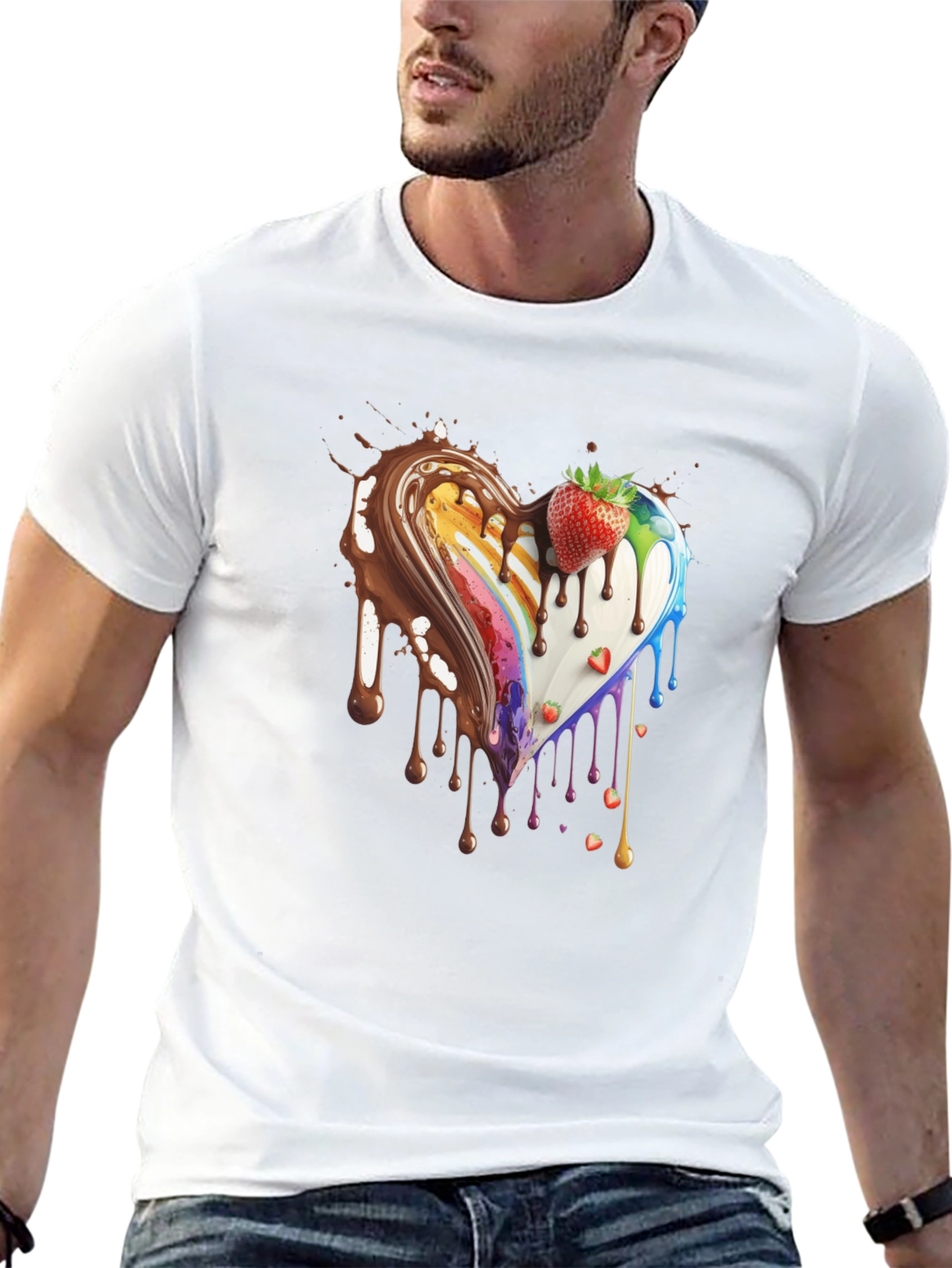 Sweet Heart Graphic Tee - Unique Design