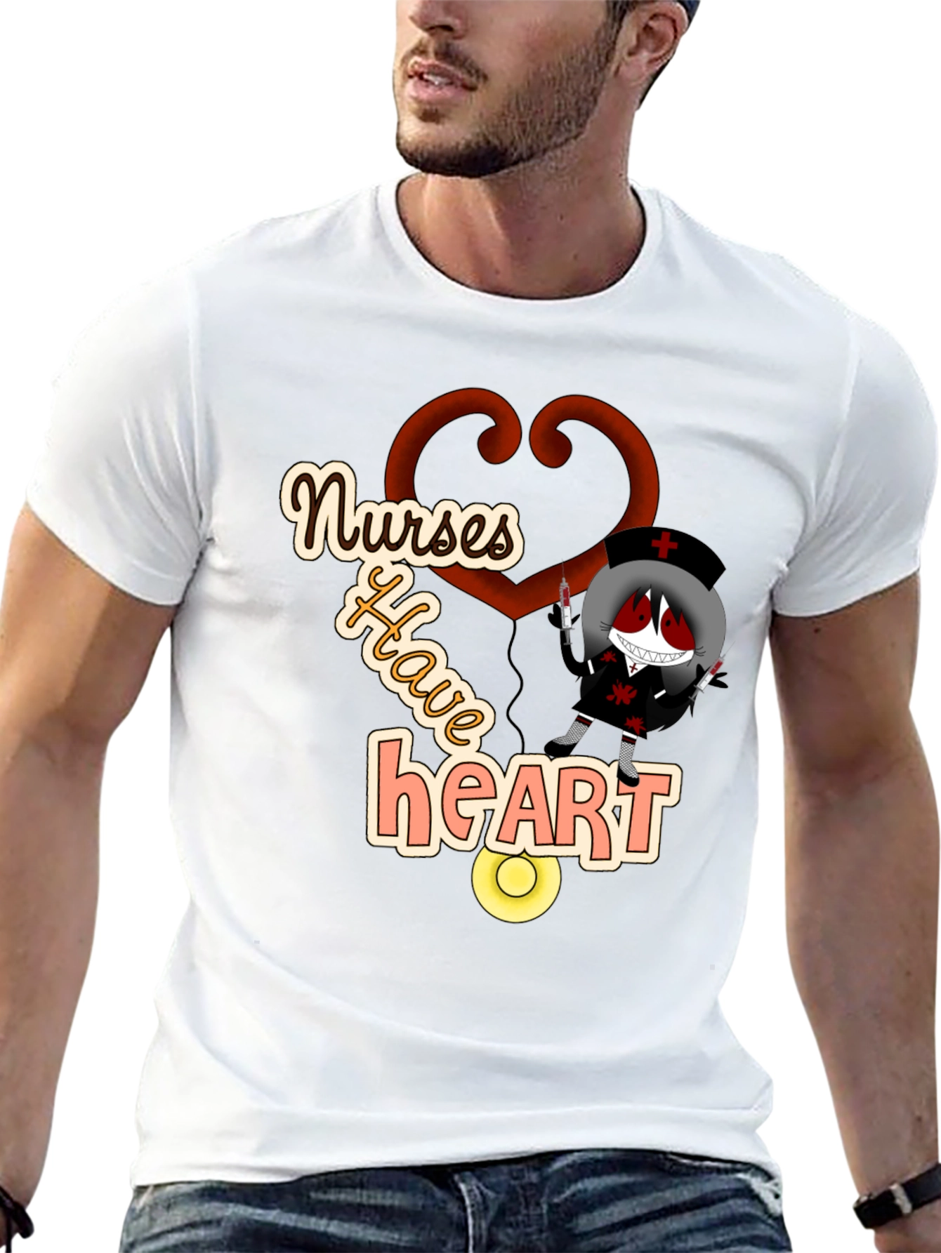 Nurses Have Heart Graphic T-Shirt
