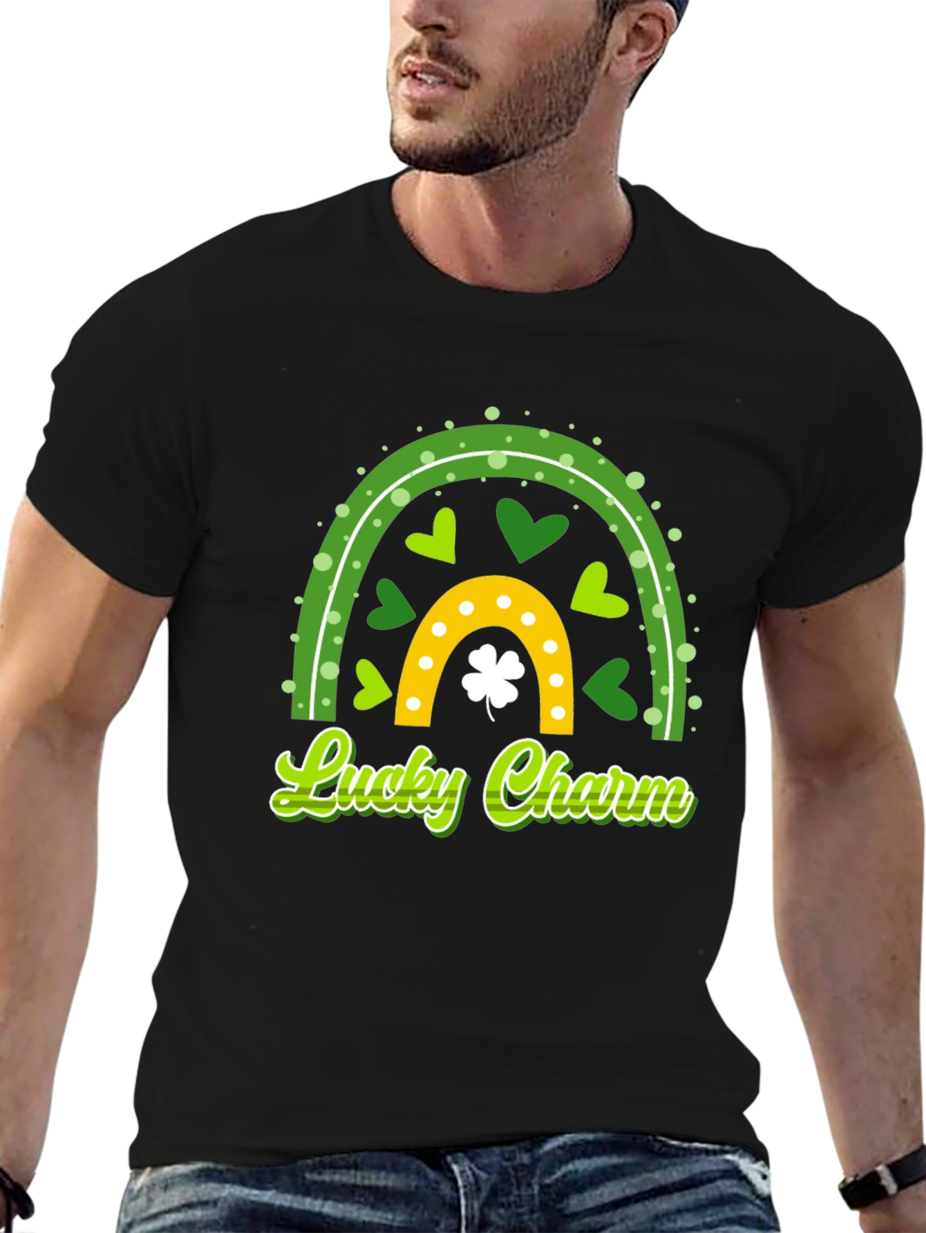 Lucky Charm St. Patricks Day Rainbow T-Shirt