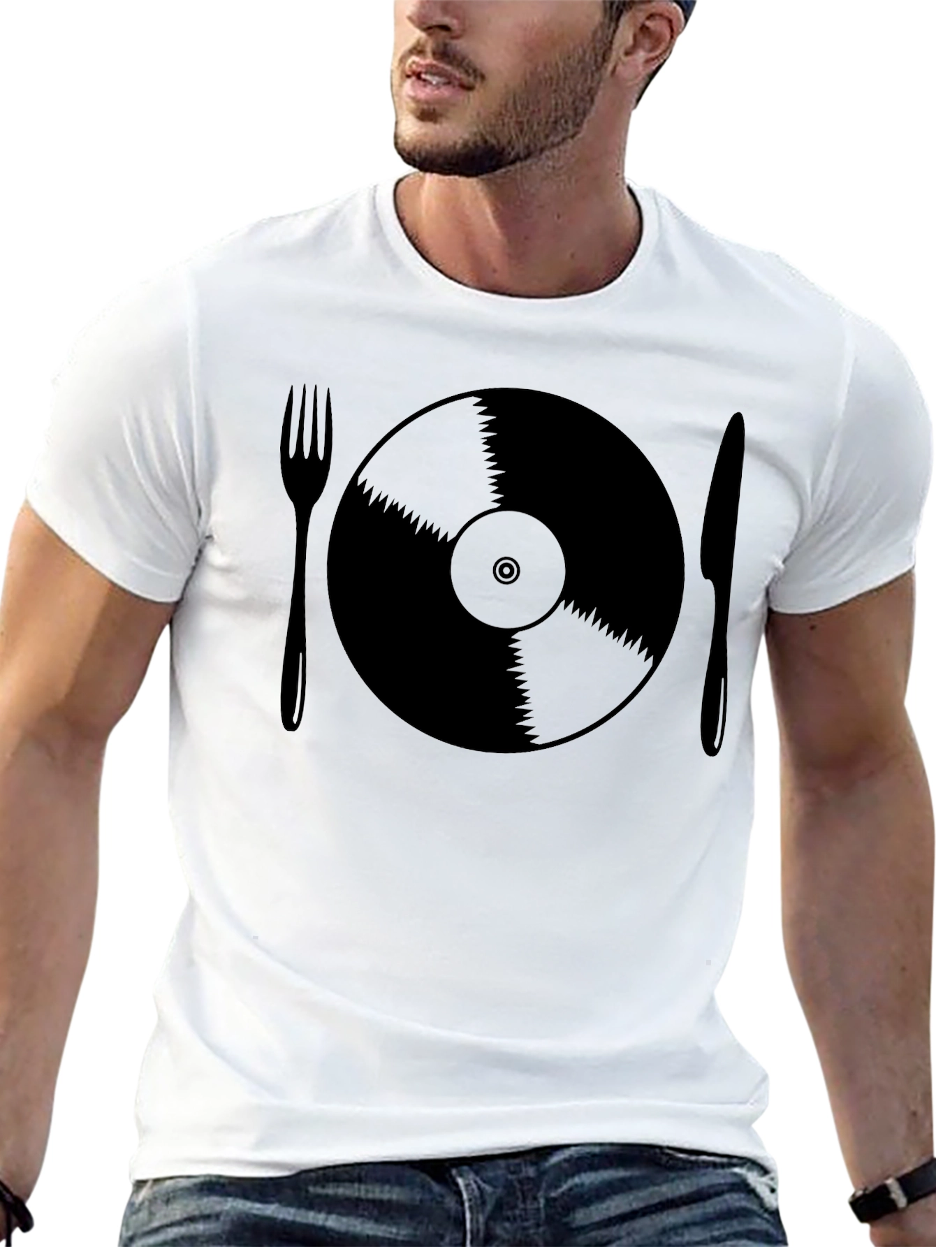 Vinyl Record Dinner T-Shirt