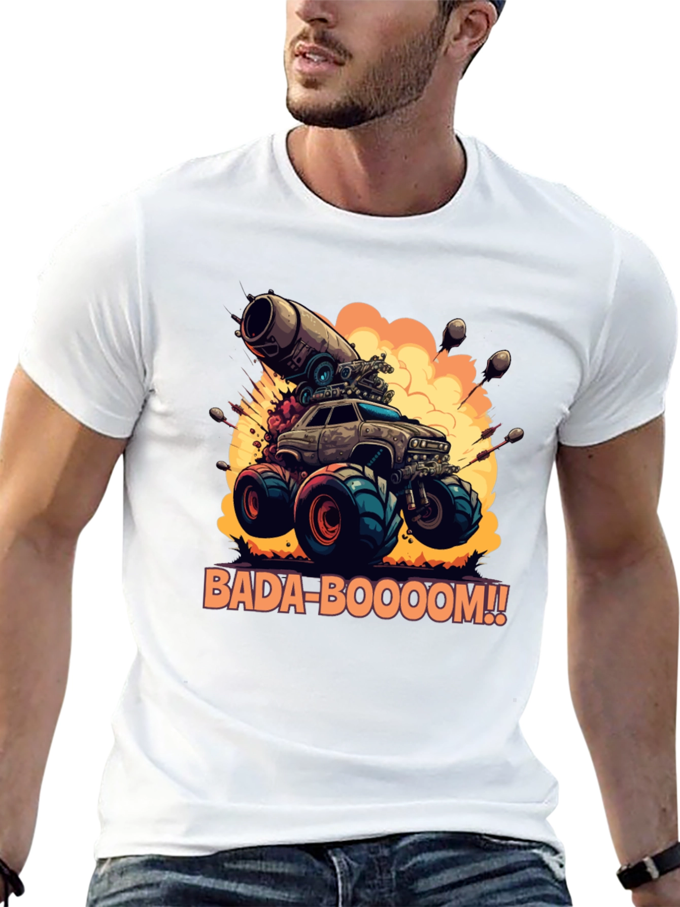 BADA-BOOOOM! Monster Truck T-Shirt