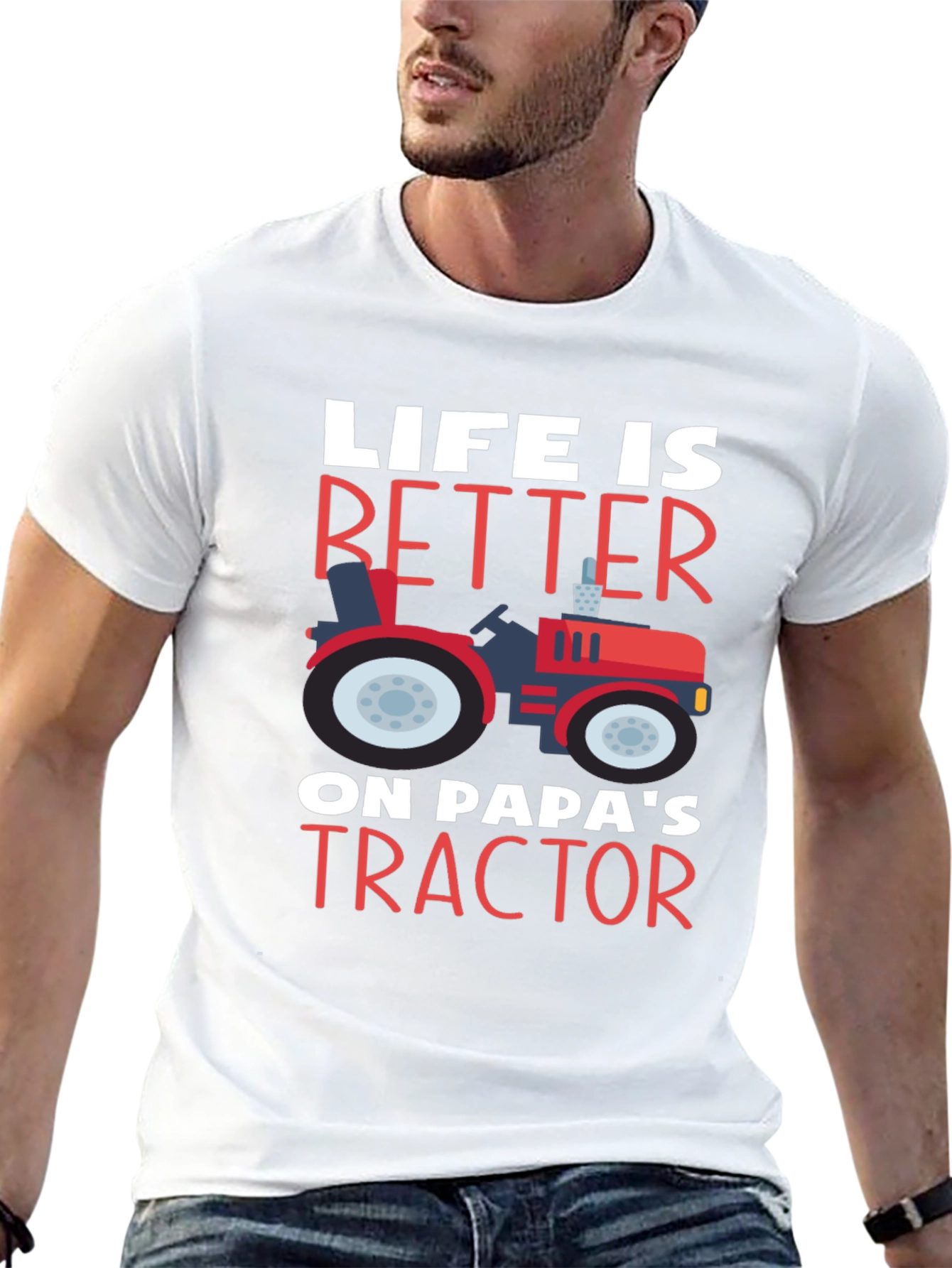 Life Is Better on Papas Tractor T-Shirt