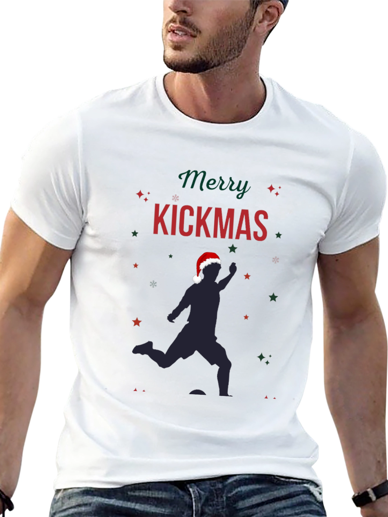 Merry Kickmas T-Shirt - Soccer Christmas