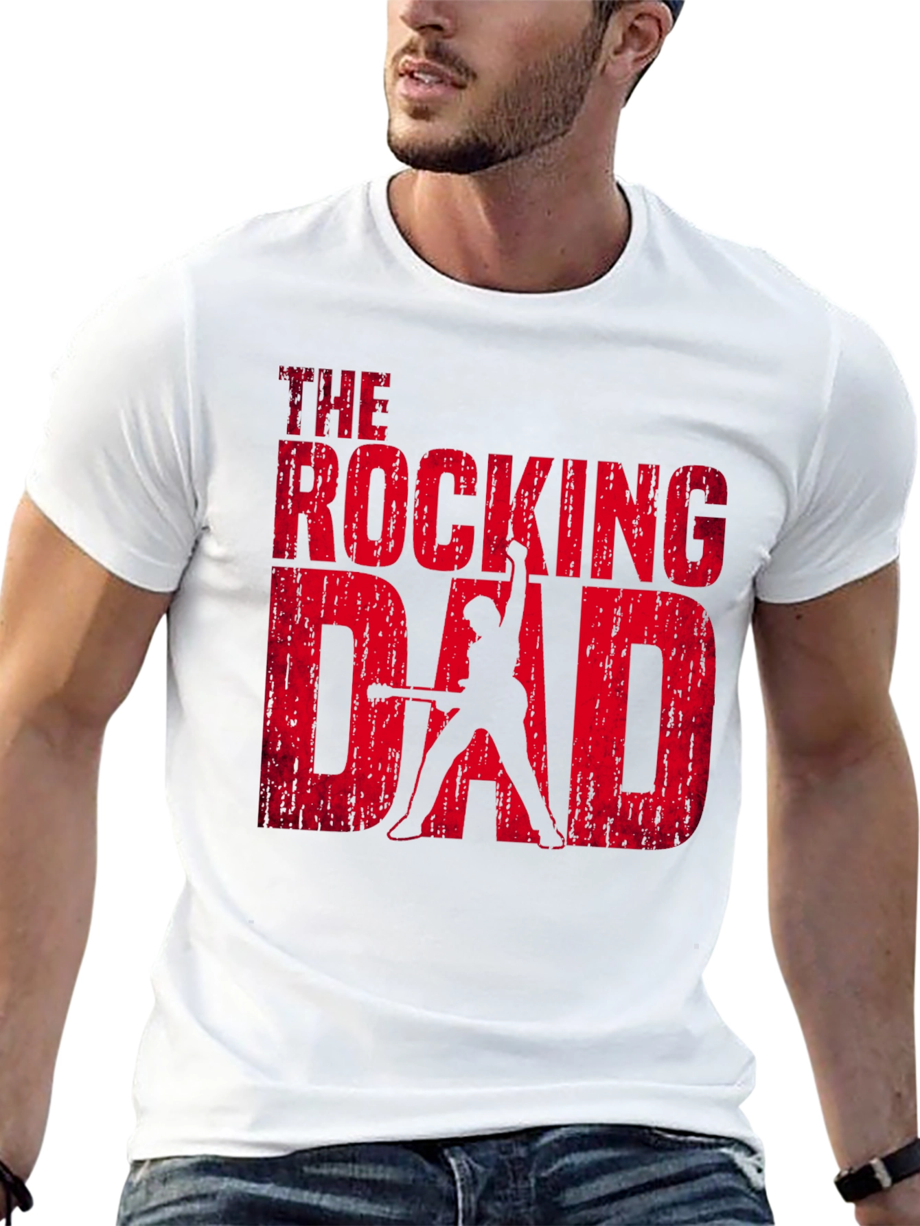 The Rocking Dad Graphic T-Shirt - Black