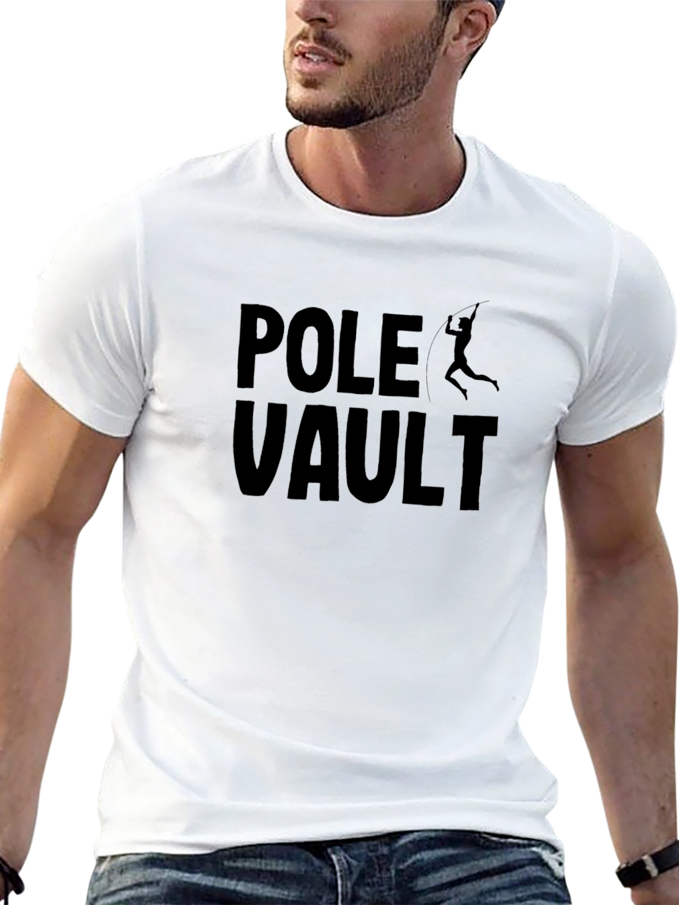 Pole Vault Graphic Tee - Athletic Sport