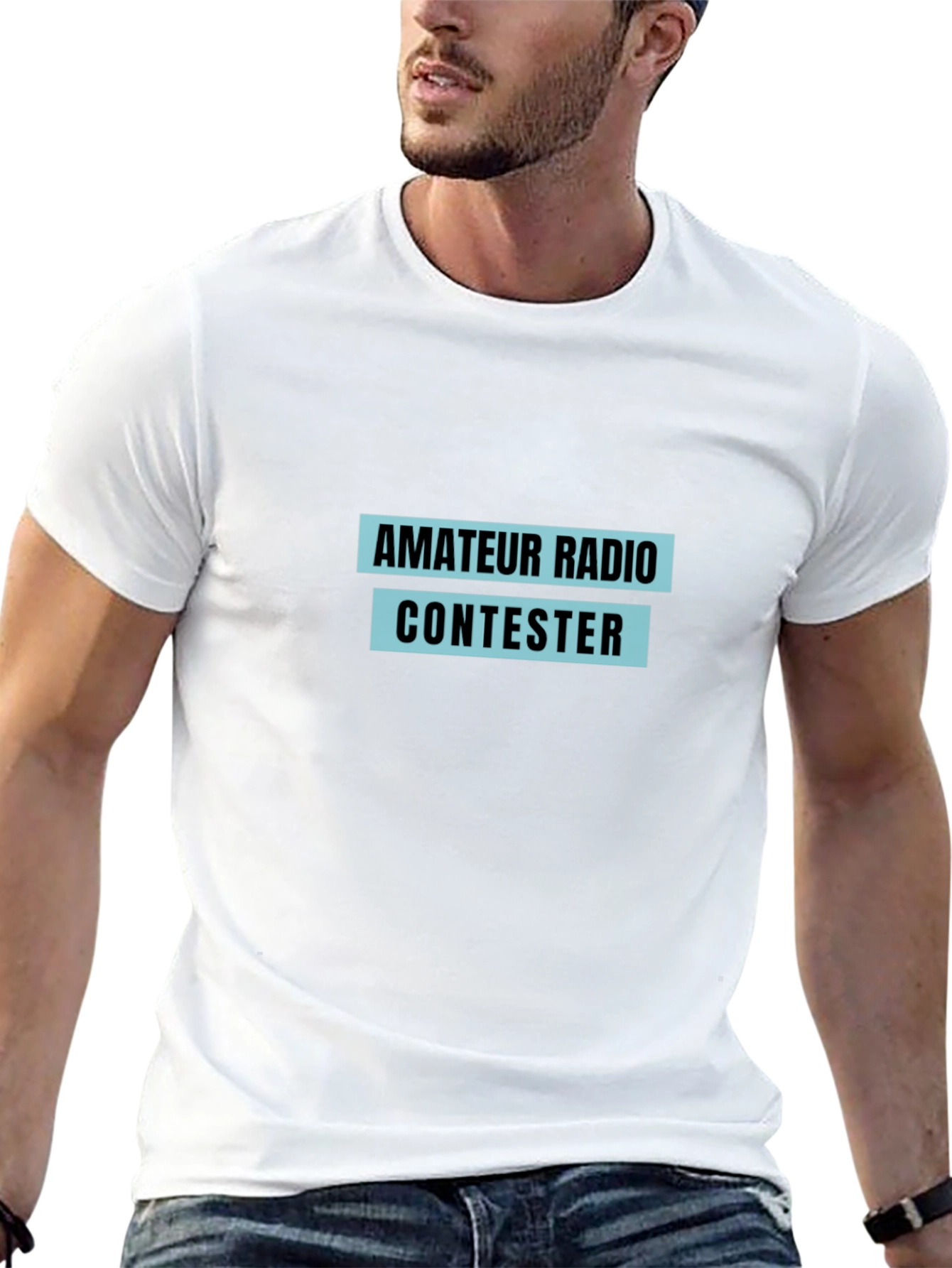 Amateur Radio Contester Black T-Shirt