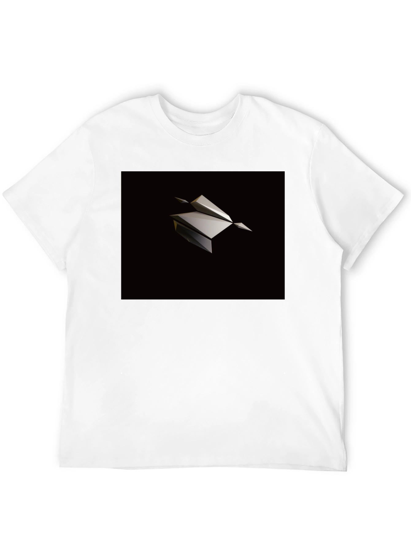 Abstract Origami T-Shirt - Sleek Design Modern Style