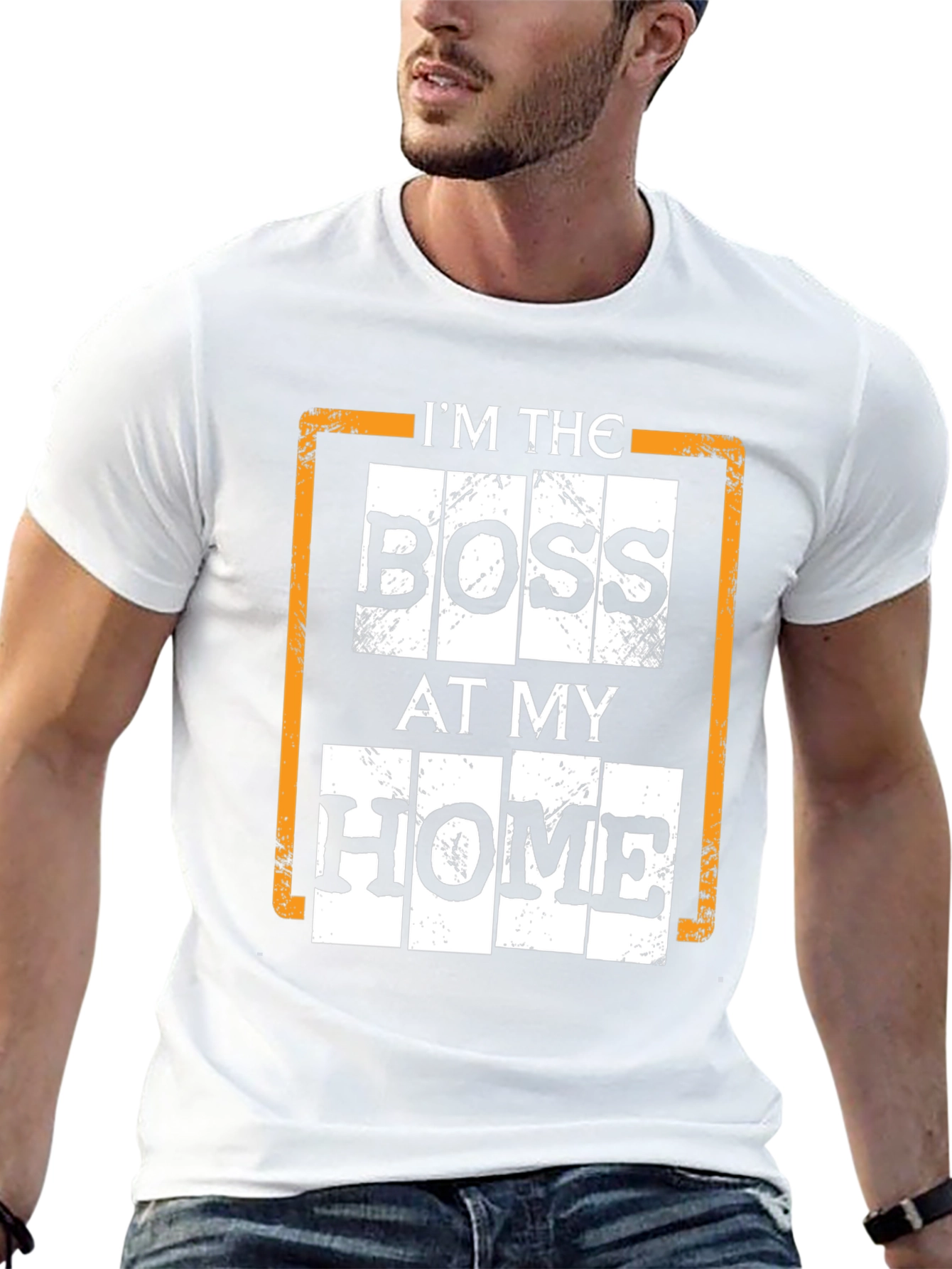 Im The Boss At My Home Black T-Shirt