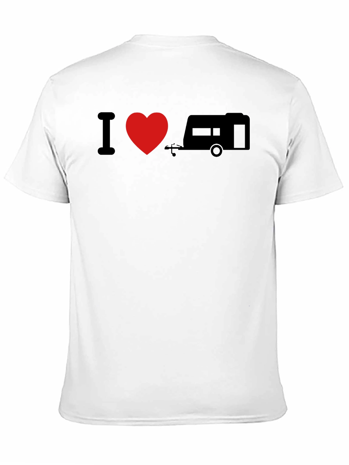 I Heart Camping T-Shirt - Black Graphic Tee