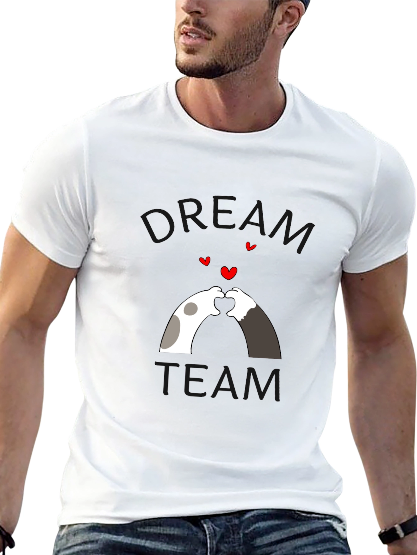 Team Love Heart Hands T-Shirt