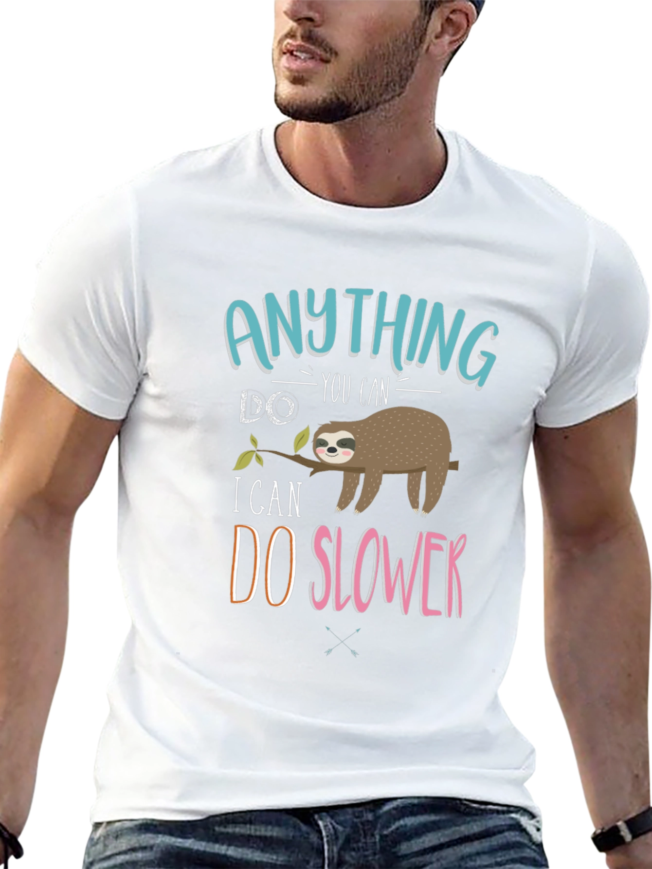 Funny Sloth Graphic T-Shirt