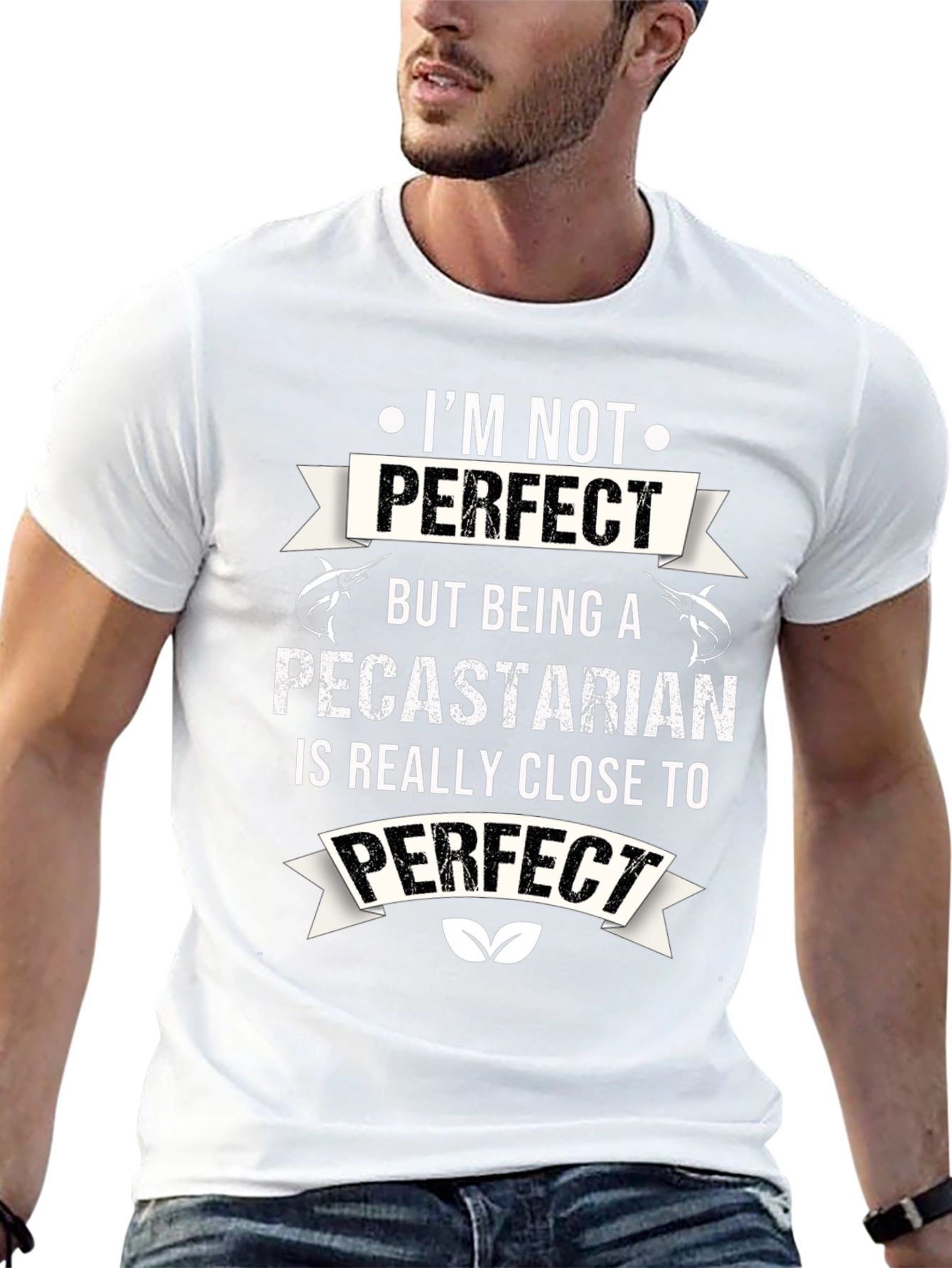 Pecastarian Perfect Black Graphic Tee
