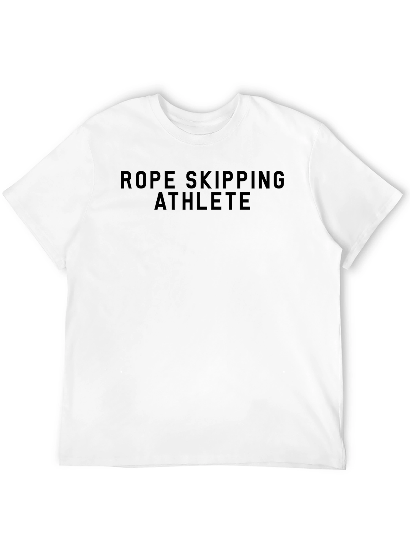 Rope Skipping Athlete T-Shirt - Black