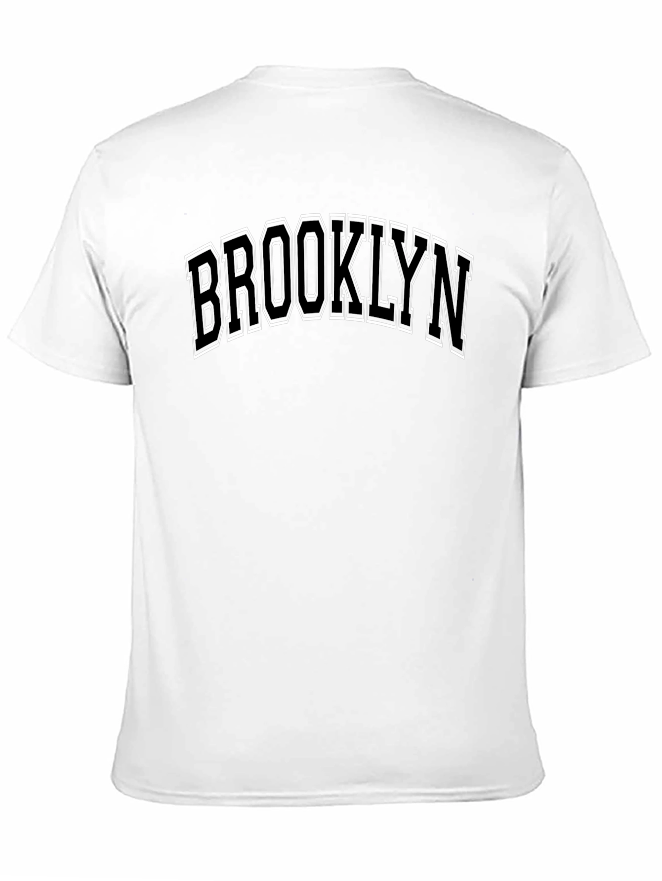 Brooklyn Graphic Tee - Black Crew Neck T-Shirt