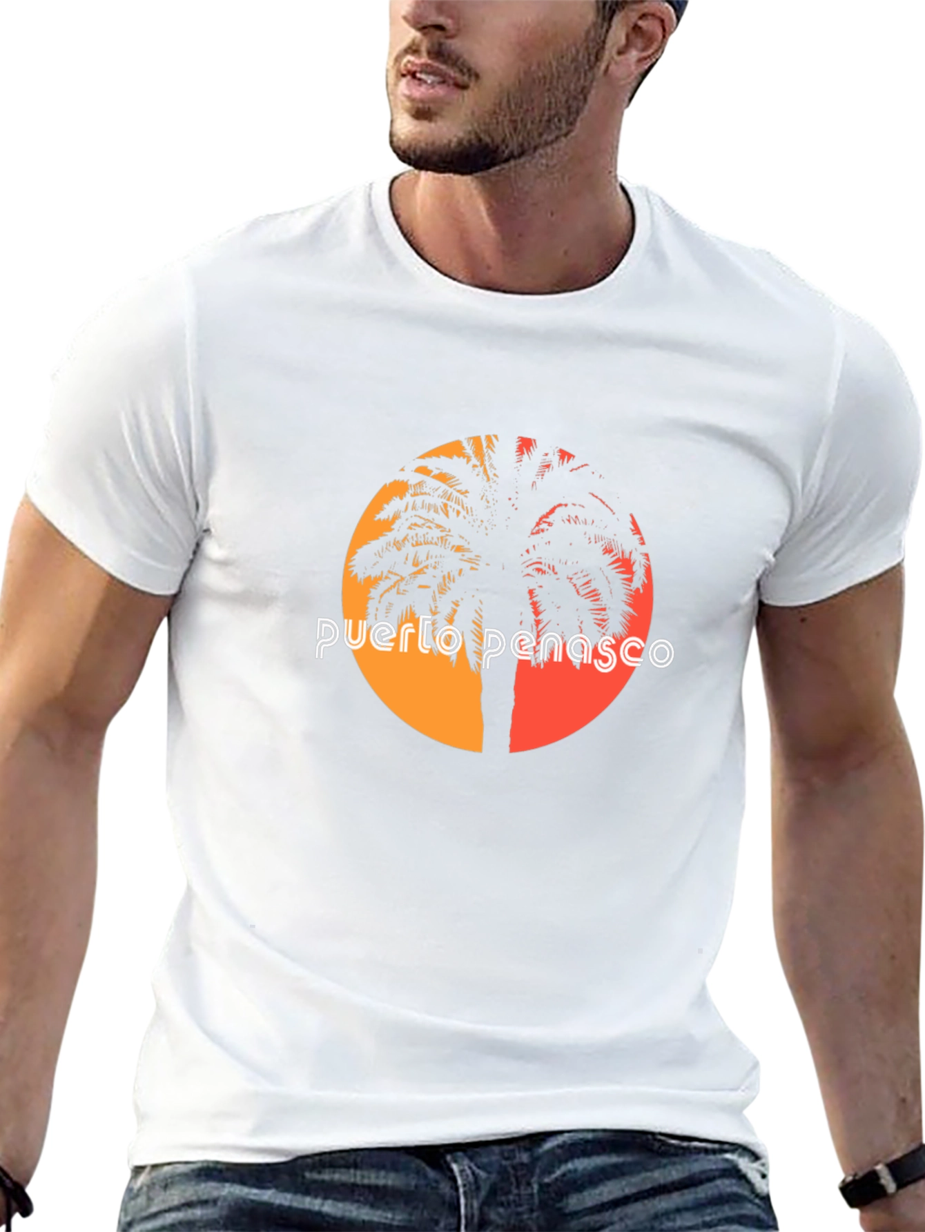 Puerto Penasco Palm Tree Graphic Tee